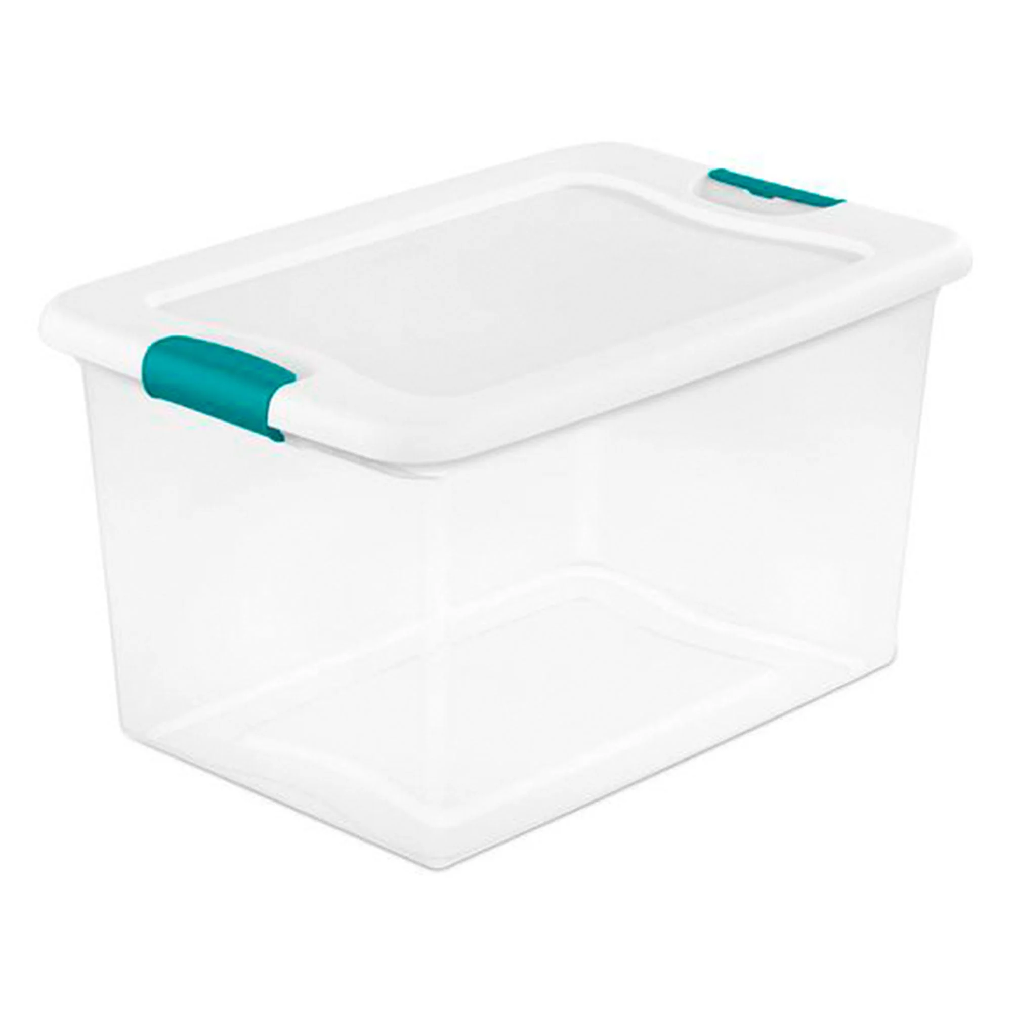 Sterilite 6 Qt Latch Storage Box,12 Pack, and 64 Qt Latch Storage Box, 6 Pack - Image 2