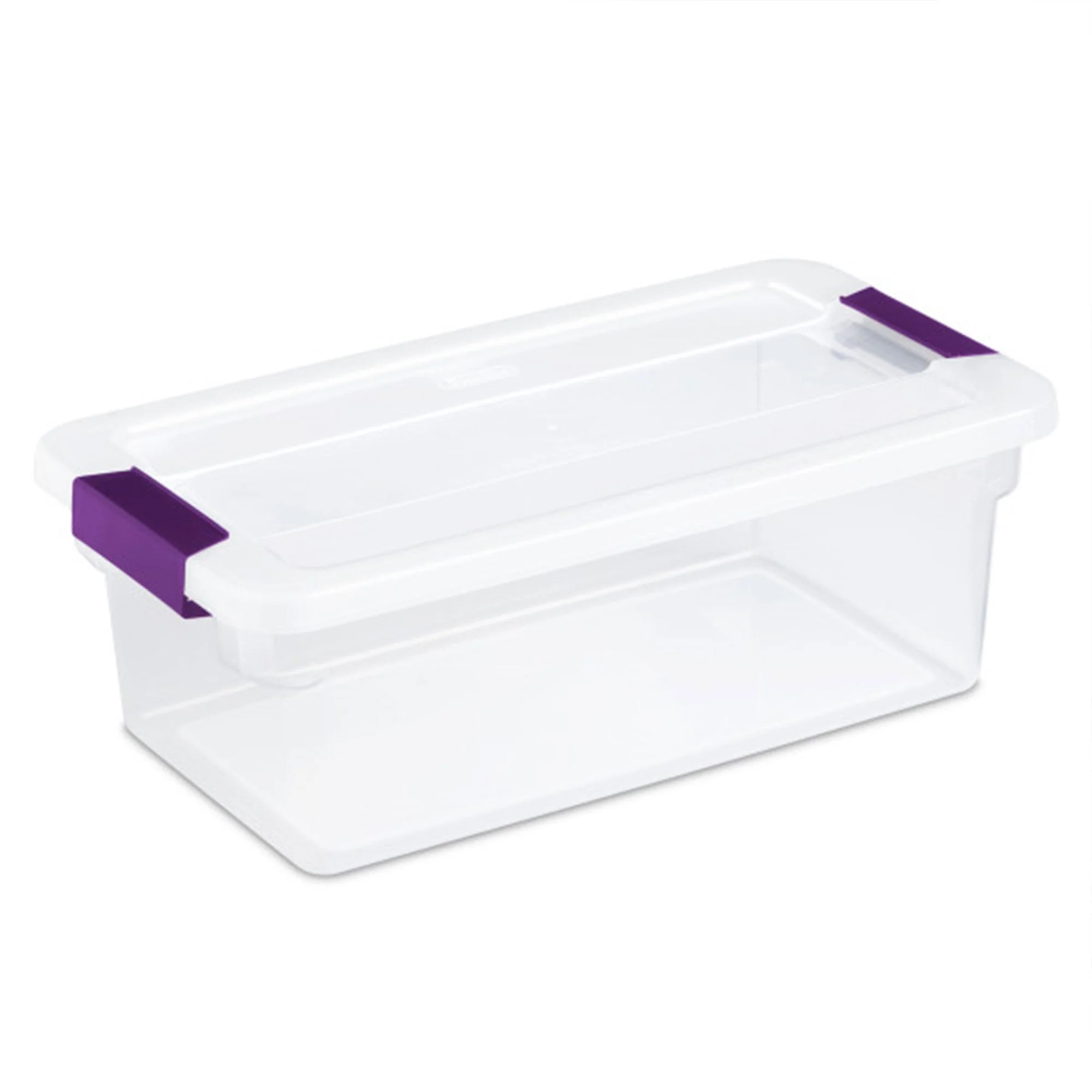 Sterilite 6 Quart Plastic ClearView Latch Box Storage Container Tote, 12 Pack - Image 9