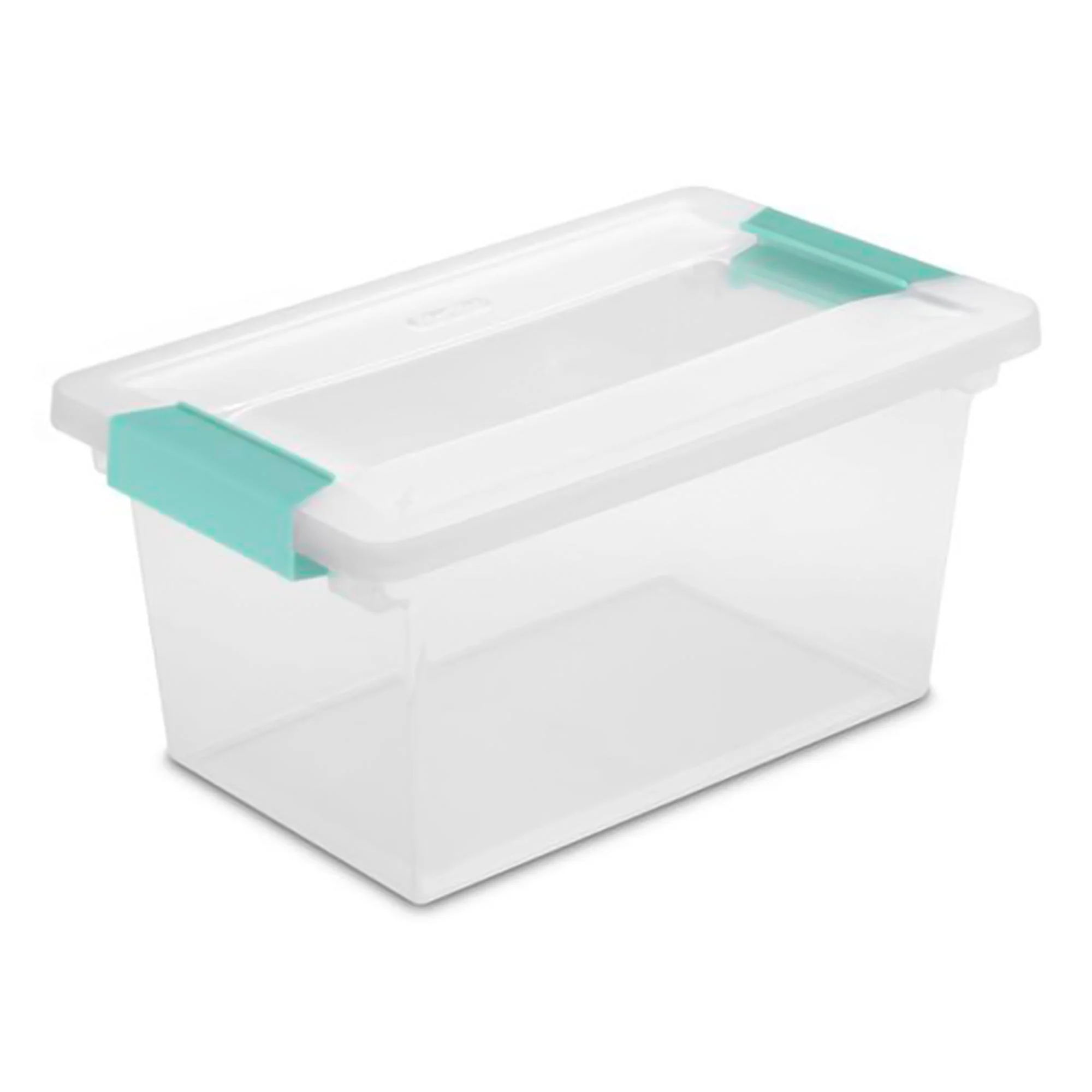 Sterilite 64 Quart Latching Storage Tote Box (6 Pack) + Medium Clip Box (4 Pack) - Image 4