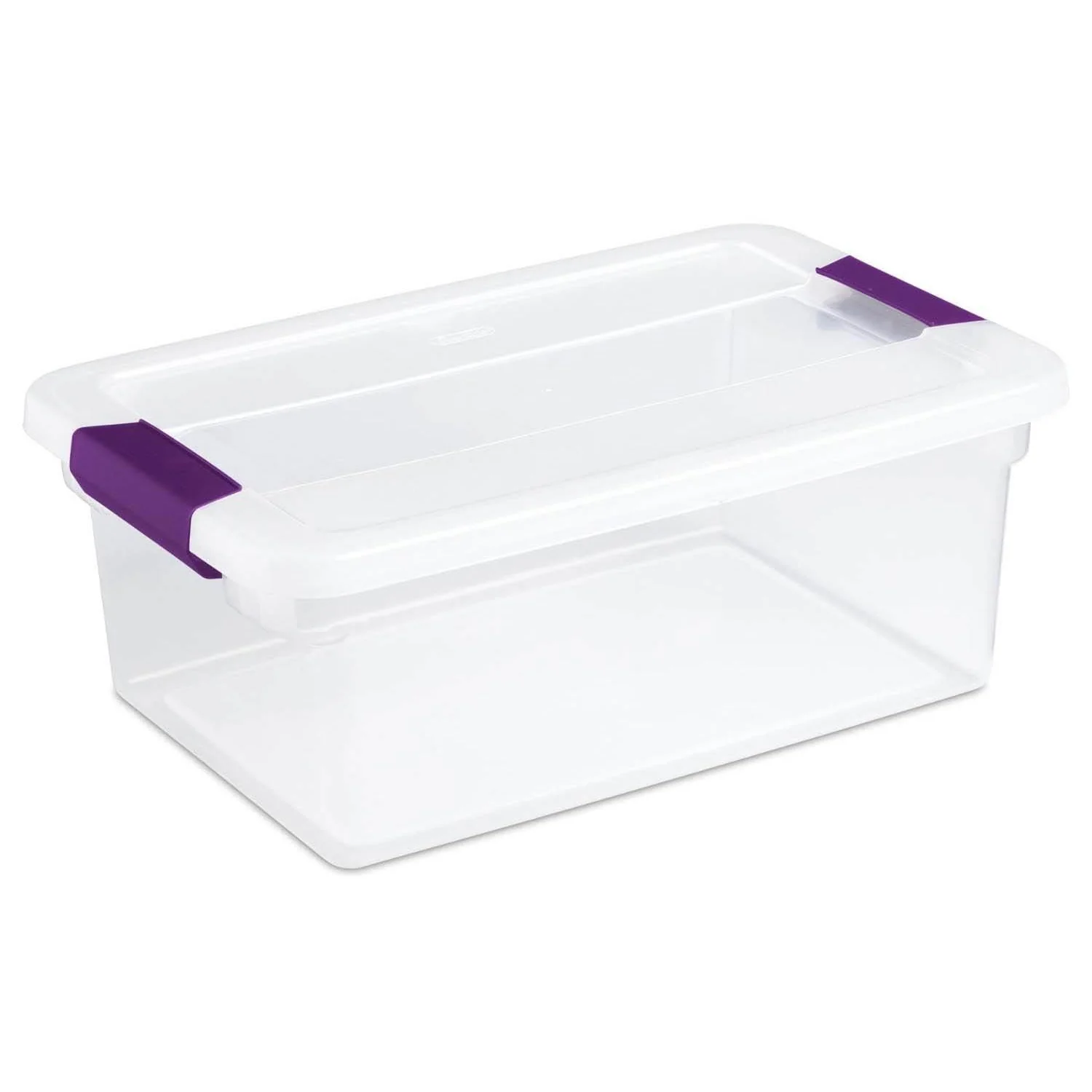 Sterilite 66 Quart Latch Lid Tote, 12 Pack, and 15 Quart Latch Lid Tote, 12 Pack - Image 3