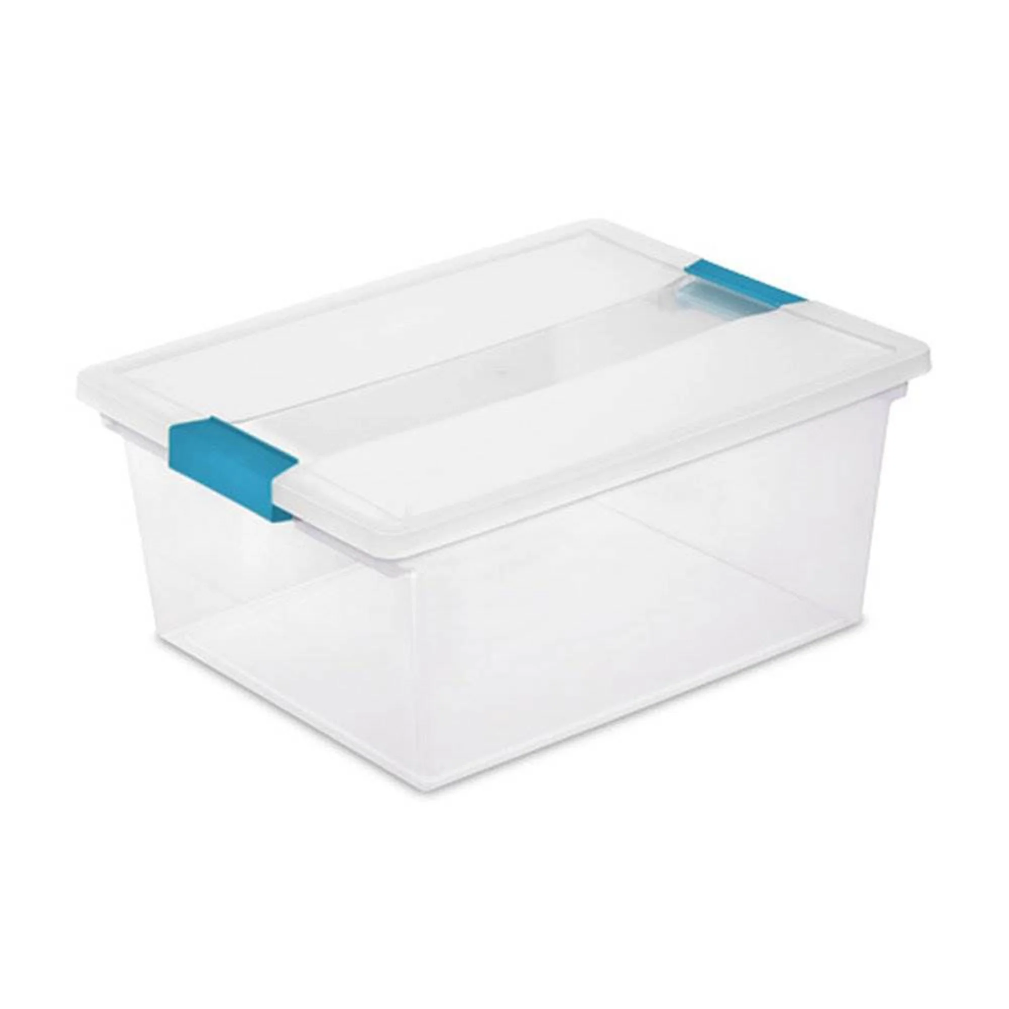 Sterilite Clear Medium Storage Tote, 12 Pack, and Large Storage Tote, 12 Pack - Image 2