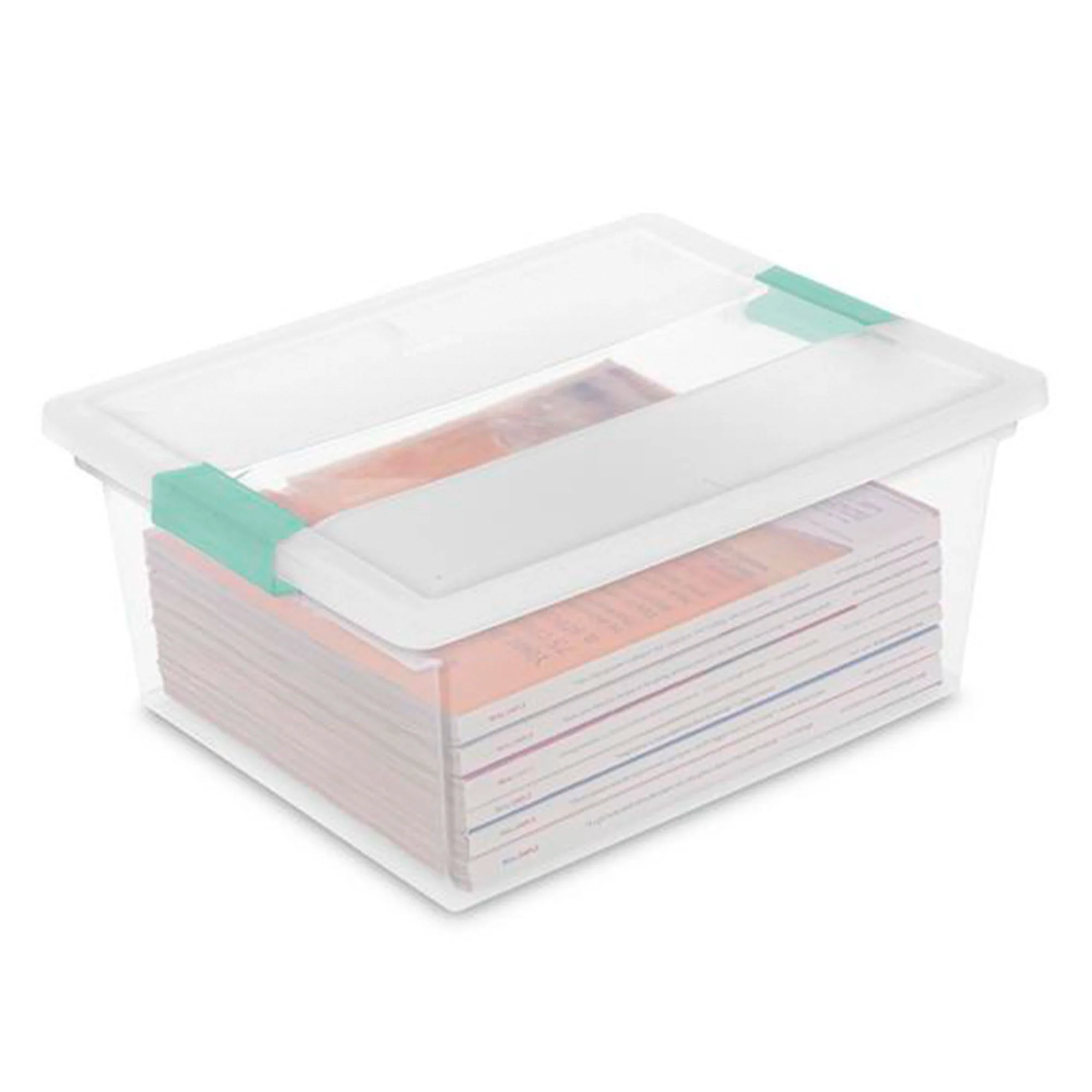 Sterilite Deep Clip Storage Box Container, 8 Pack & Medium Clip Box, 4 Pack - Image 4