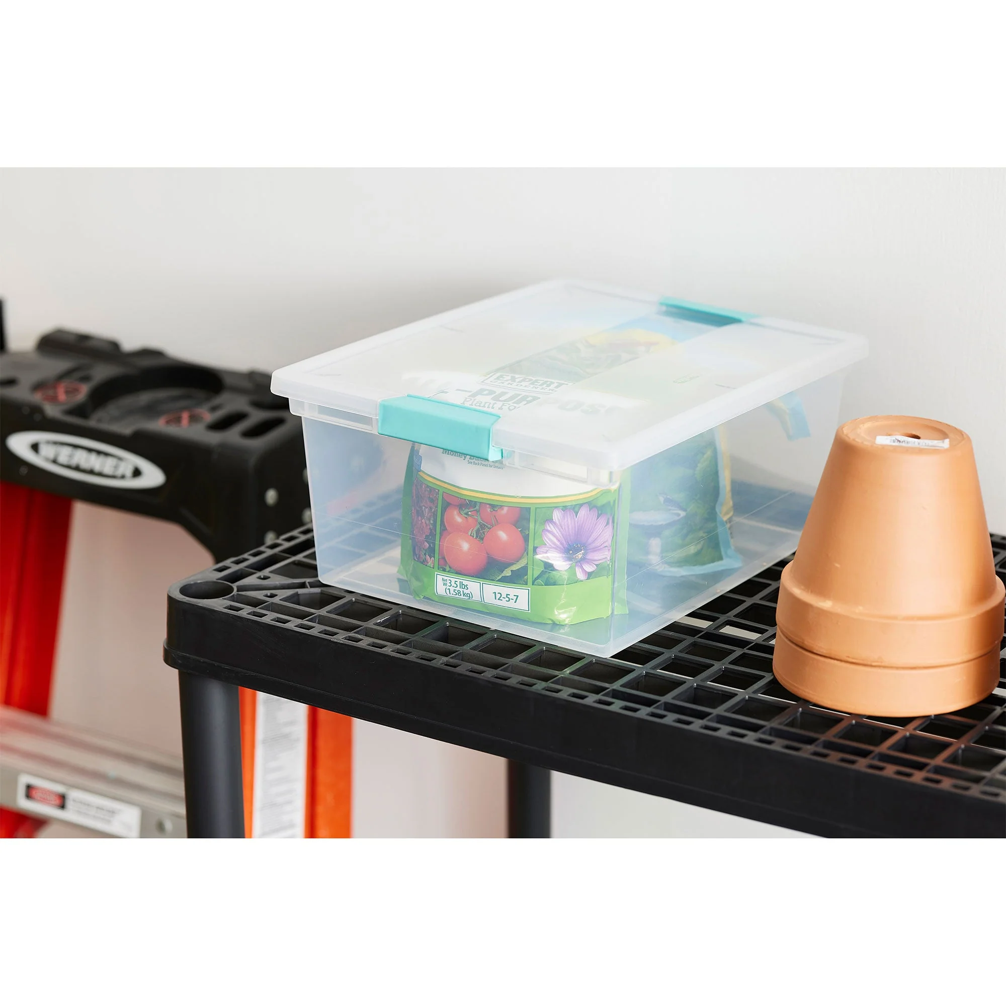 Sterilite Deep Clip Storage Box Container, 8 Pack & Medium Clip Box, 4 Pack - Image 9