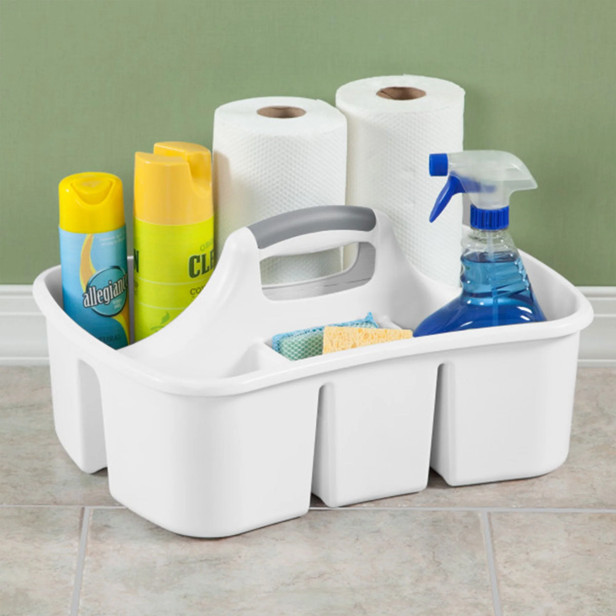 Sterilite Divided Storage Ultra Caddy with 4 Compartments and Handles (12 Pack) - Image 4
