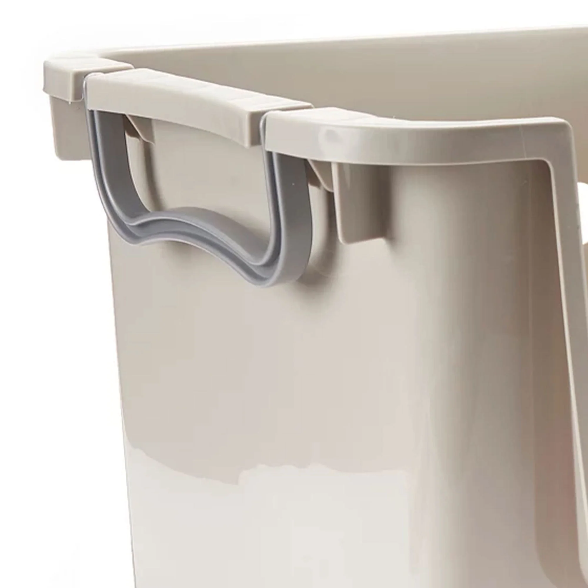 Sterilite Home Organization Stackable Open Storage Bin Container, Gray (6 Pack) - Image 4
