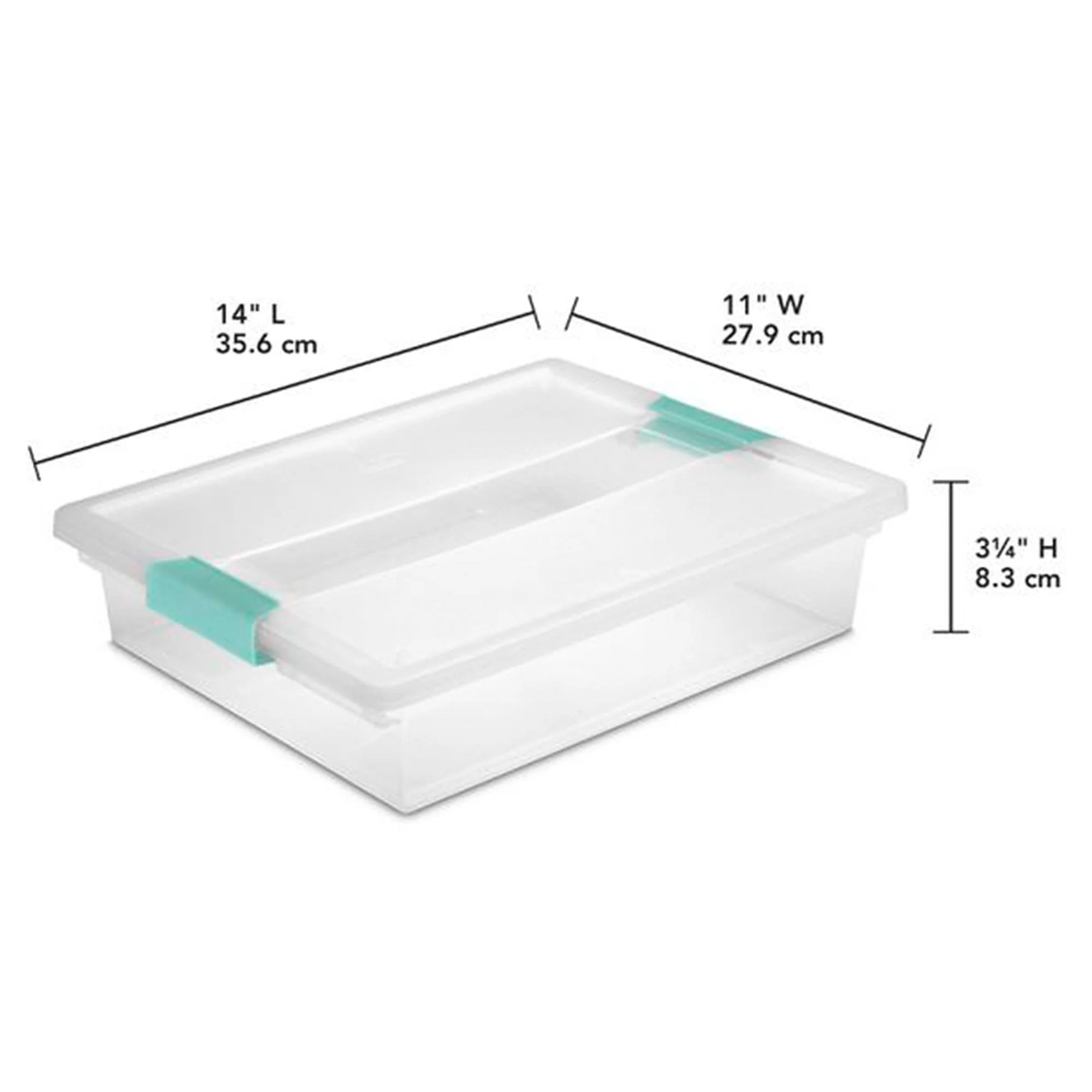 Sterilite Large Clip Storage Box, 12 Pack, and Small Clip Storage Box, 6 Pack - Image 8