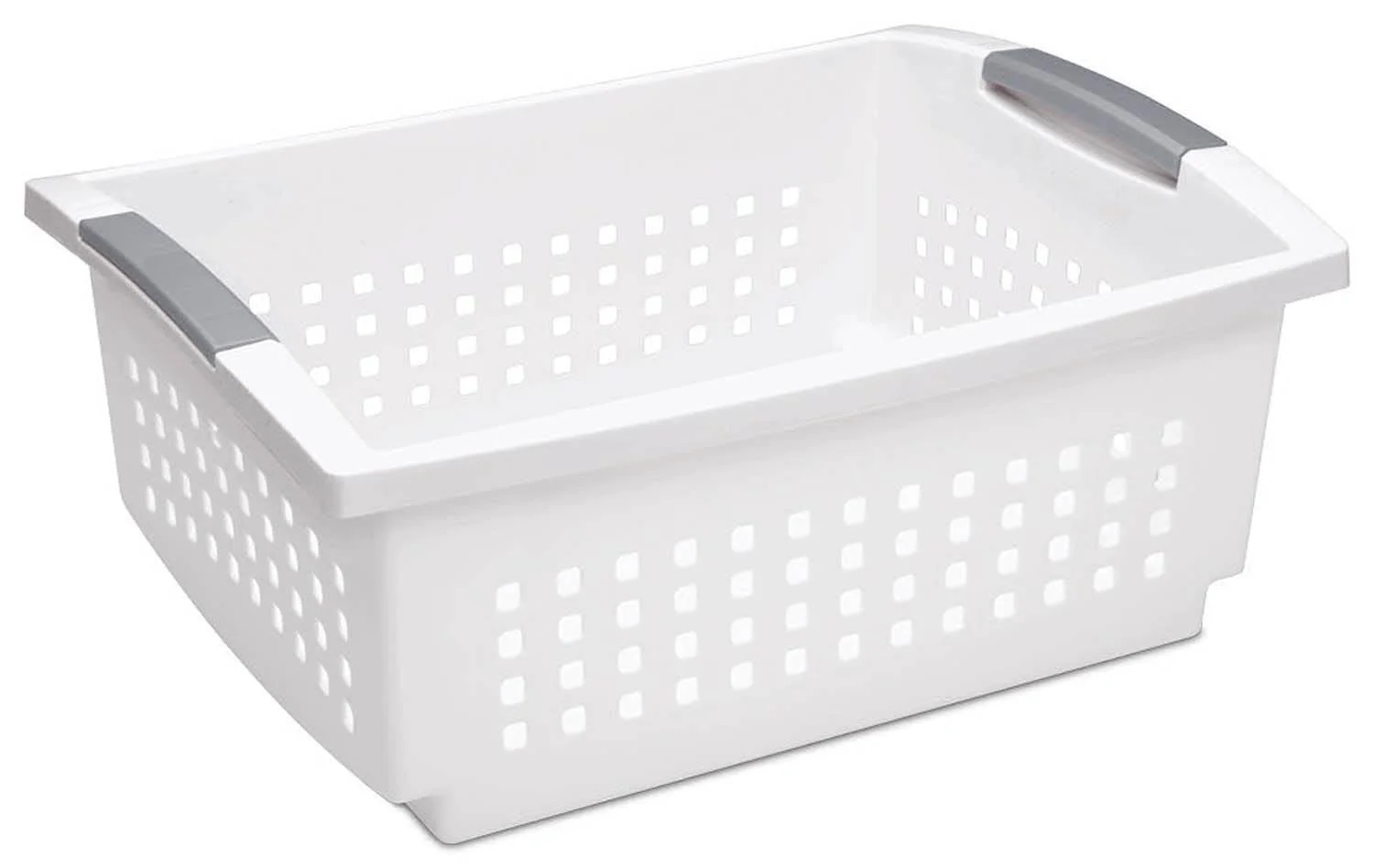 Sterilite Large Plastic Stacking Closet Organizer and Storage Basket (6 Pack) - Image 2