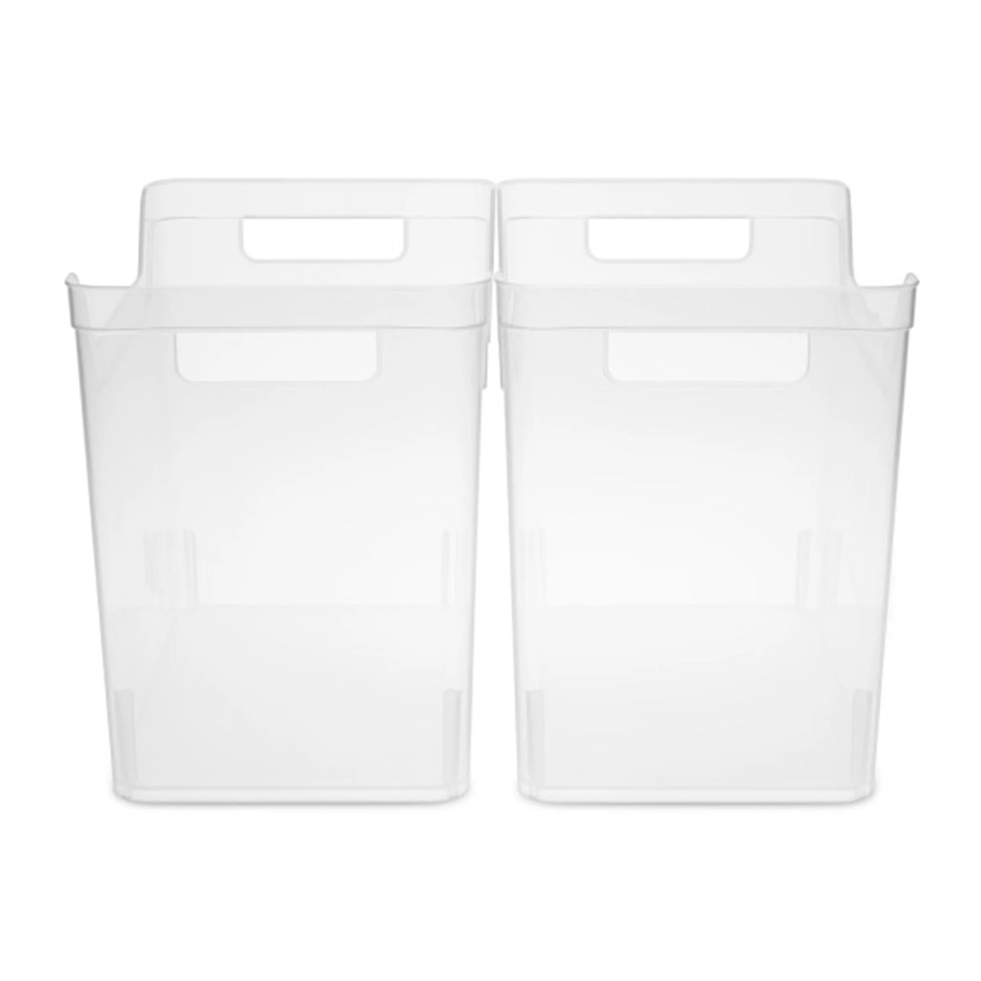 Sterilite Medium Shelf Home Storage Organizing Plastic Container, 6 Pack, Clear - Image 5