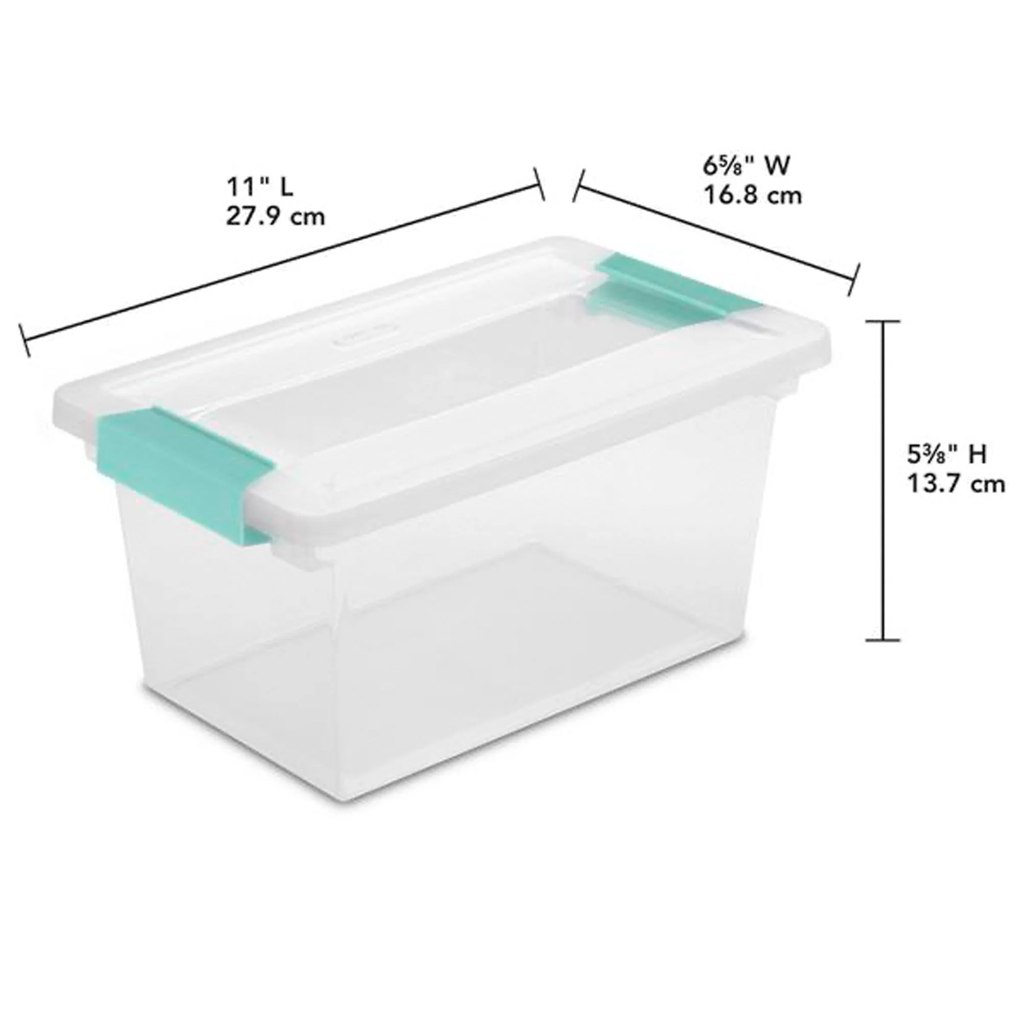 Sterilite Miniature Clip Storage Box, 6 Pack, & Medium Clip Storage Box, 4 Pack - Image 7