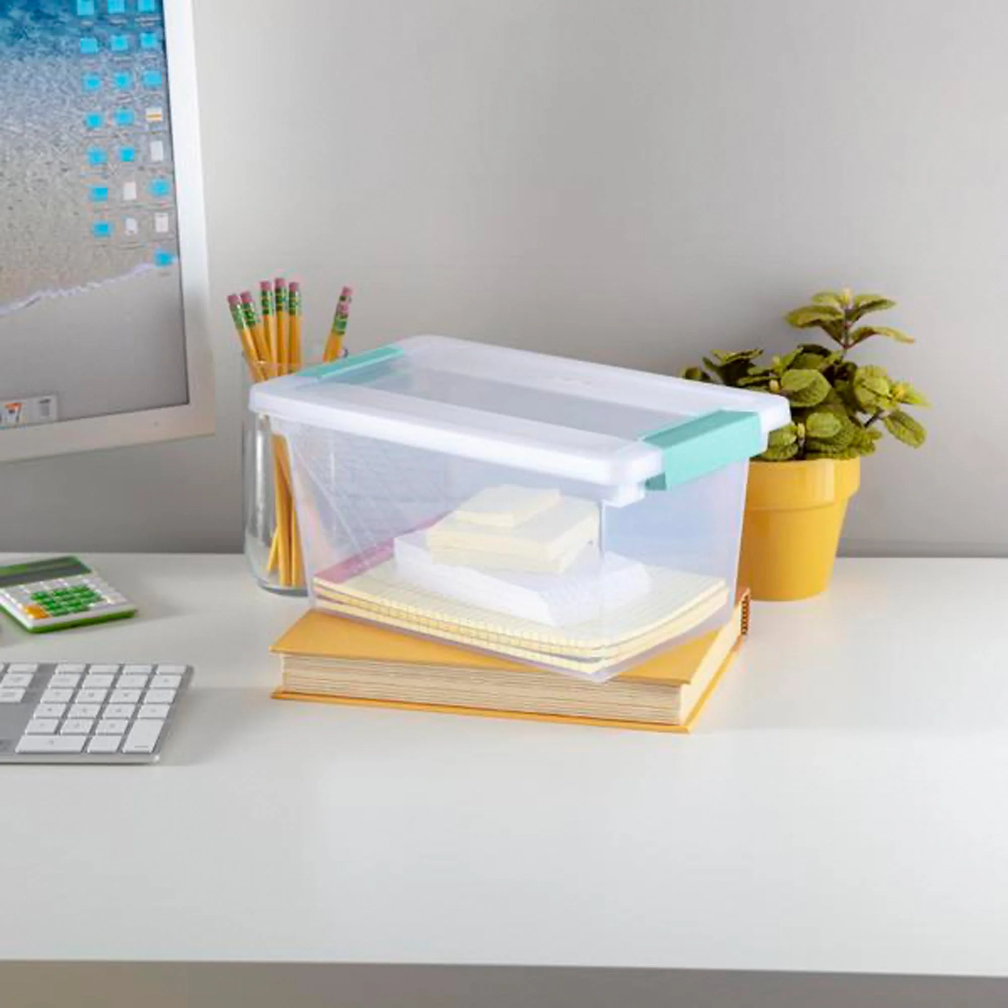 Sterilite Miniature Clip Storage Box, 6 Pack, & Medium Clip Storage Box, 4 Pack - Image 9