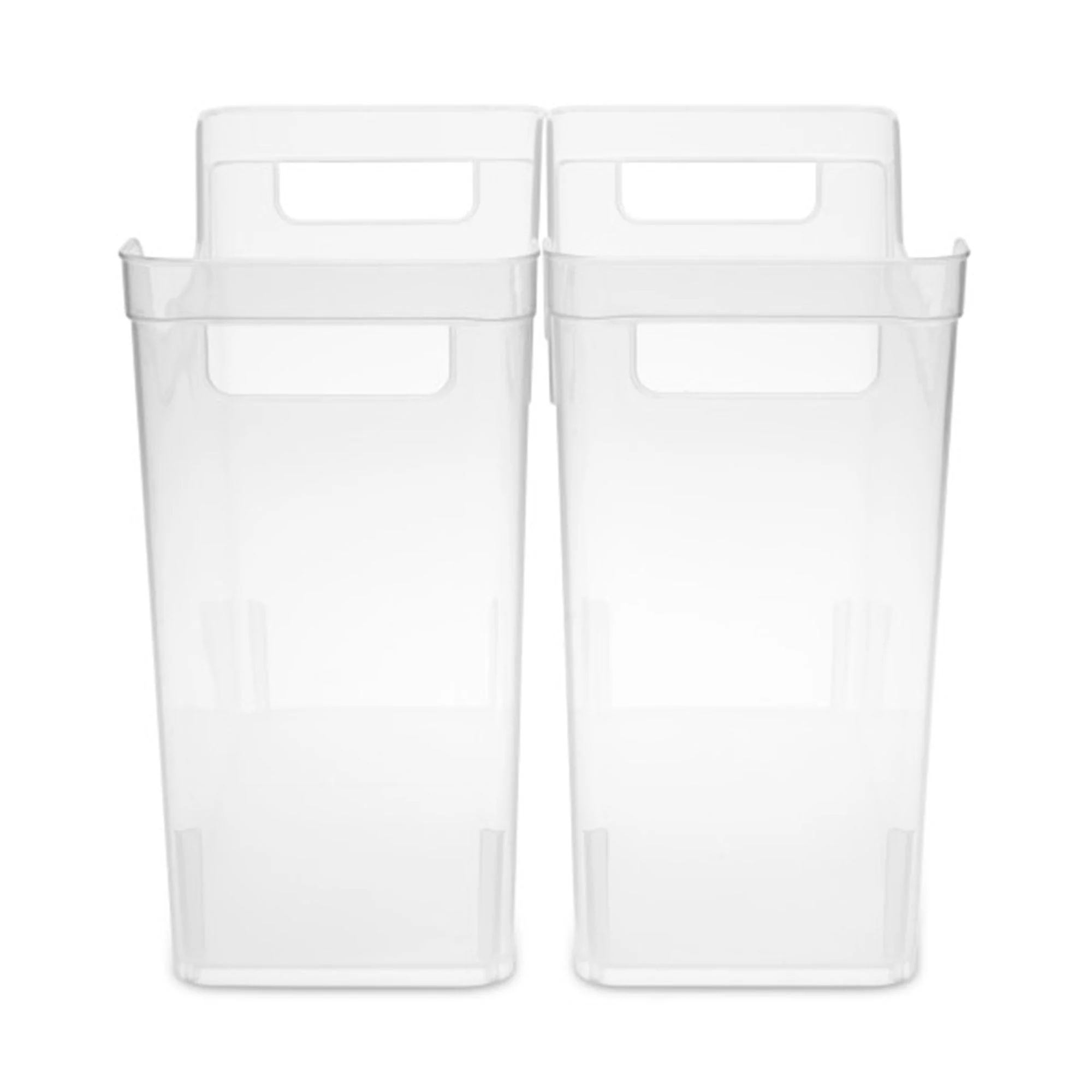 Sterilite Narrow Shelf Home Storage Organizing Plastic Container, 6 Pack, Clear - Image 5