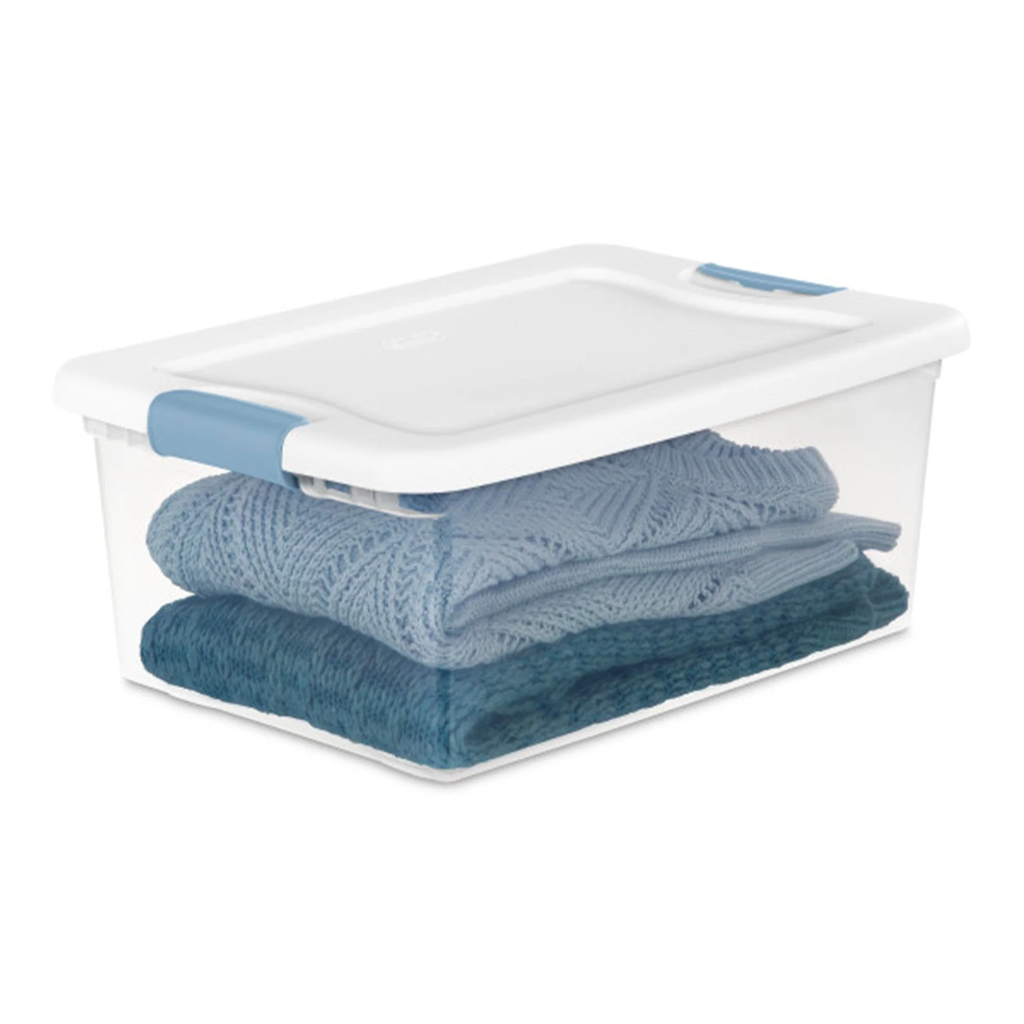 Sterilite Plastic 15 Quart Storage Box Container with Latching Lid, 48 Pack - Image 9