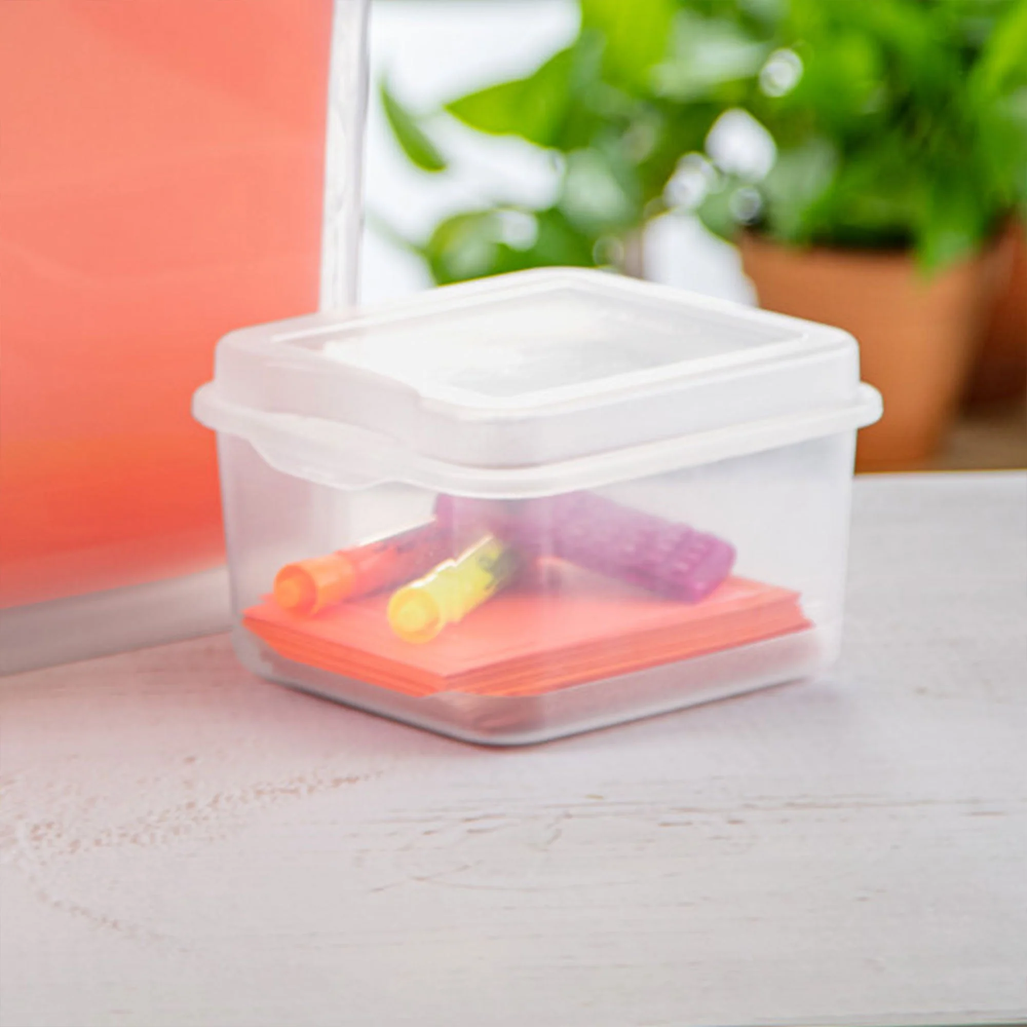 Sterilite Plastic FlipTop Hinged Storage Box Container w/ Latching Lid (12 Pack) - Image 6