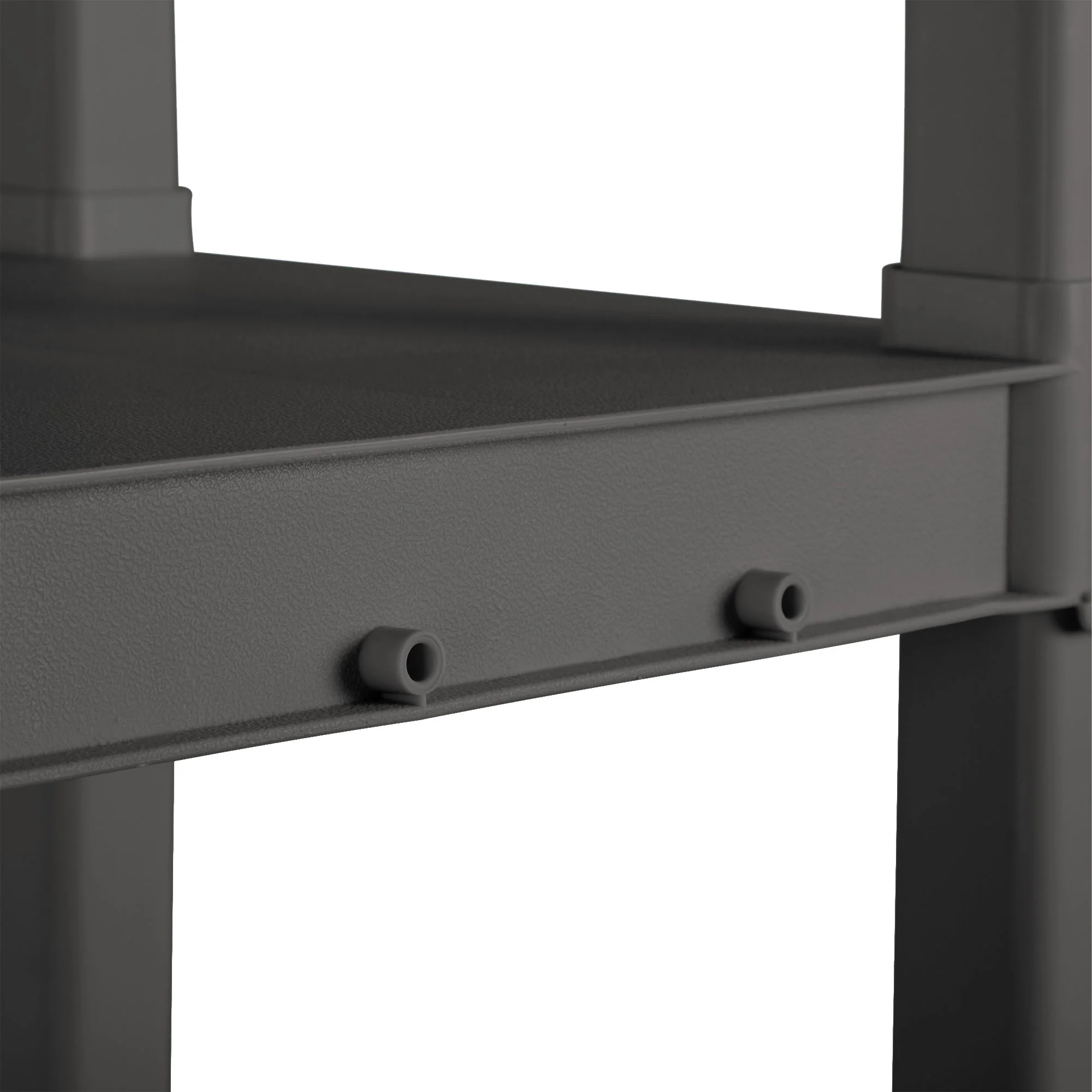 Sterilite Plastic Shelf Storage Organizing Unit with 4 Shelves, Gray, 3 Pack - Image 7