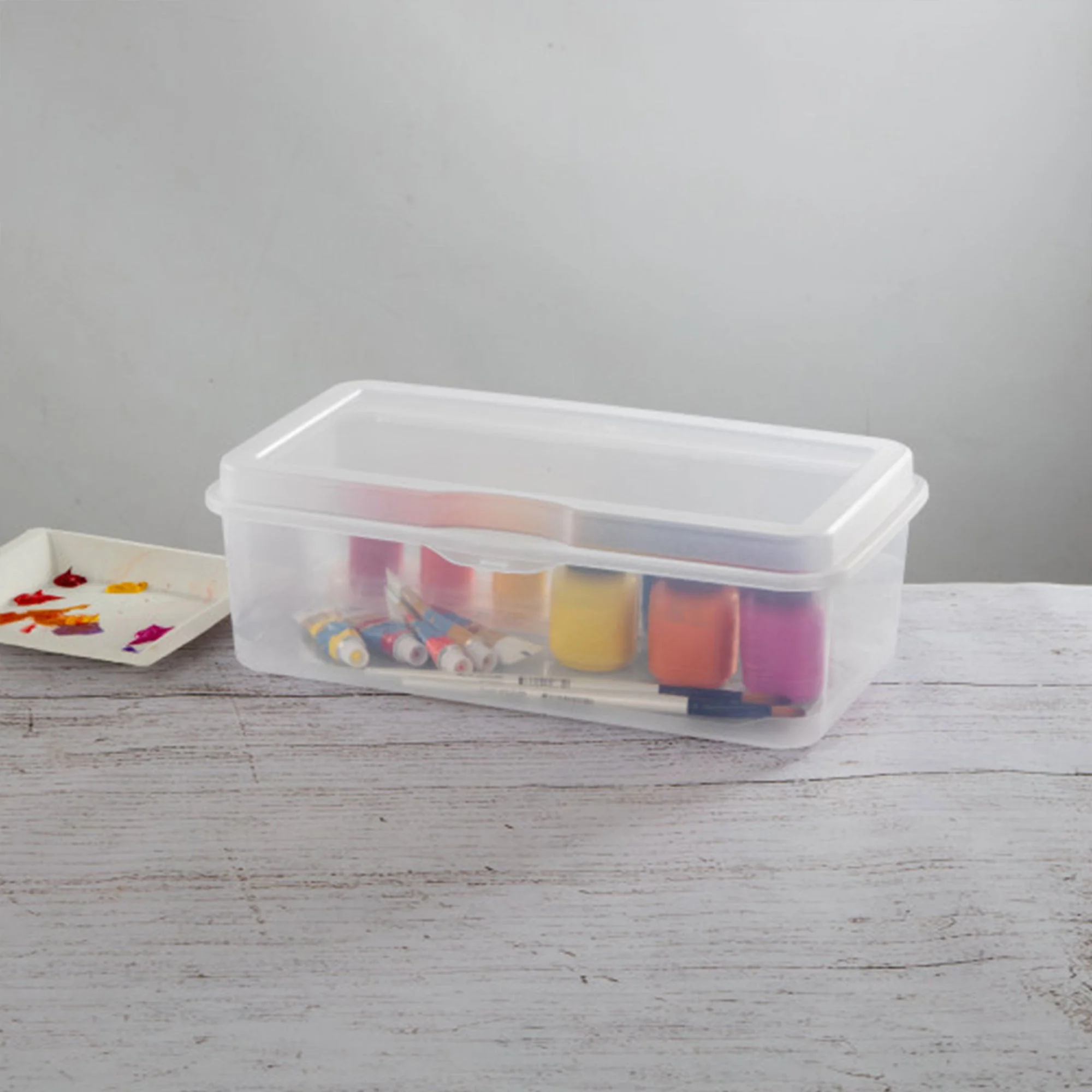 Sterilite Plastic Stacking FlipTop Latching Storage Container, Clear, (12 Pack) - Image 5