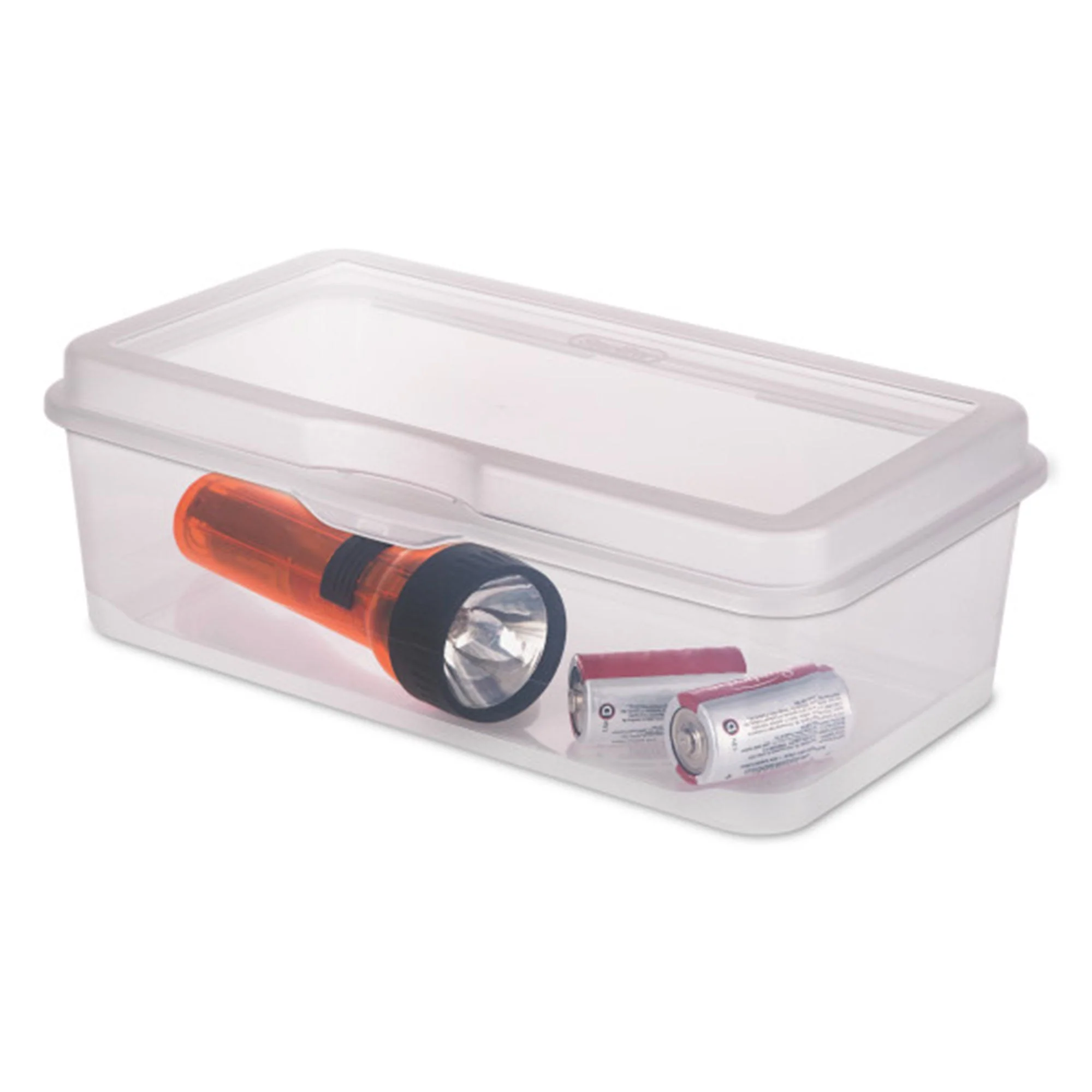 Sterilite Plastic Stacking FlipTop Latching Storage Container, Clear, (12 Pack) - Image 9