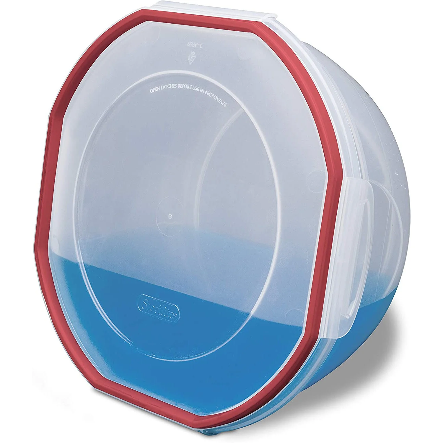 Sterilite Rocket Red Seal 2.5 Qt Plastic Food Storage Bowl Container with Lid - Image 5