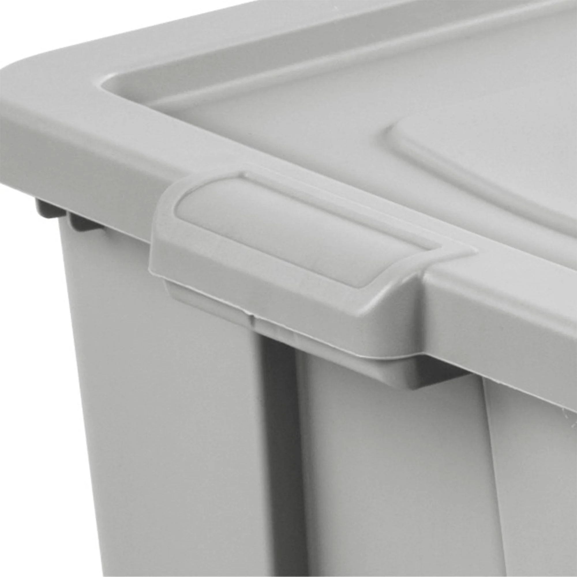 Sterilite Tuff1 30 Gallon Plastic Storage Tote Container Bin with Lid (12 Pack) - Image 7