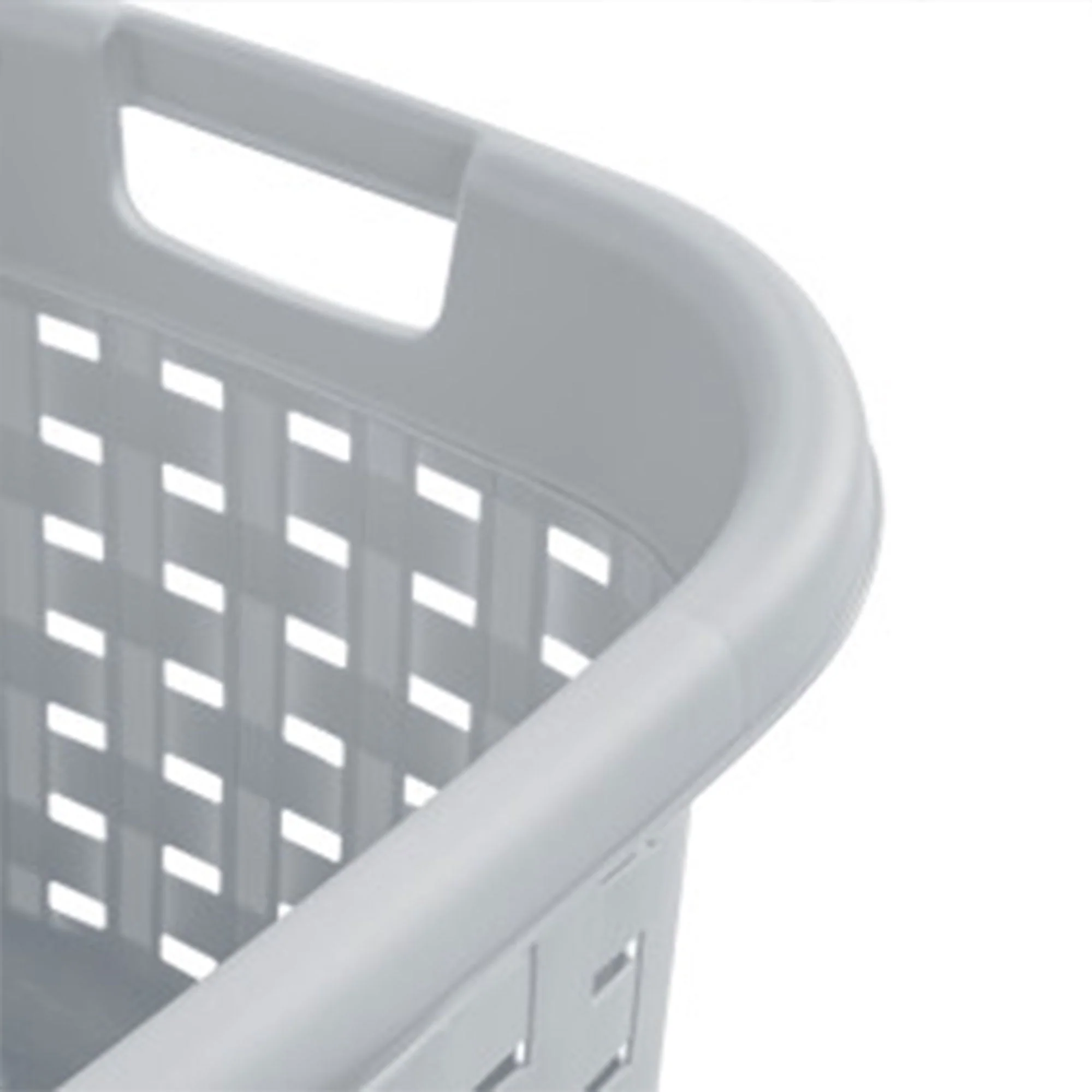 Sterilite Weave Laundry Basket, Plastic Clothes Hamper w/Handles, 6 Pack, Cement - Image 9