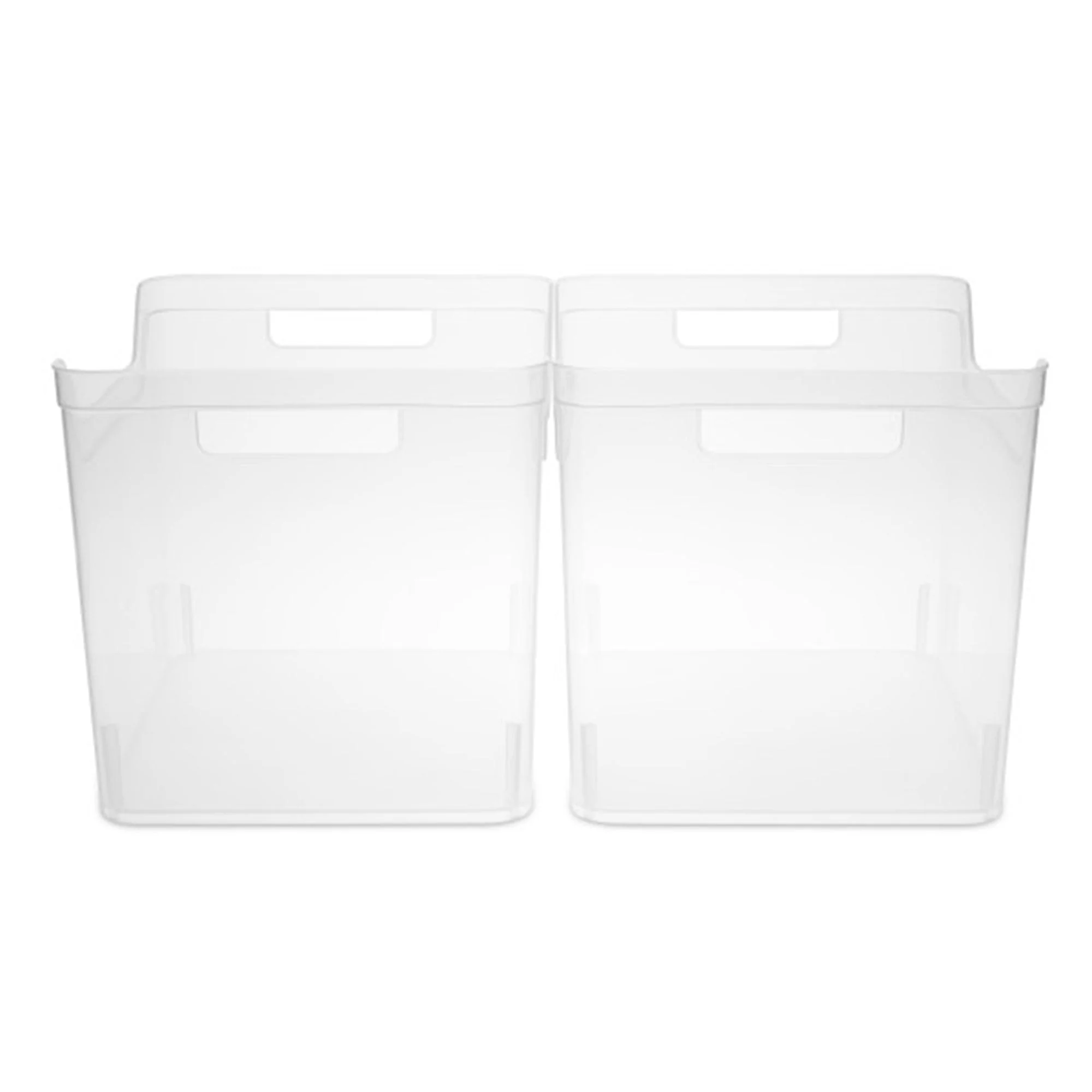 Sterilite Wide Shelf Home Office Storage Organizing Plastic Bin, 6 Pack, Clear - Image 4