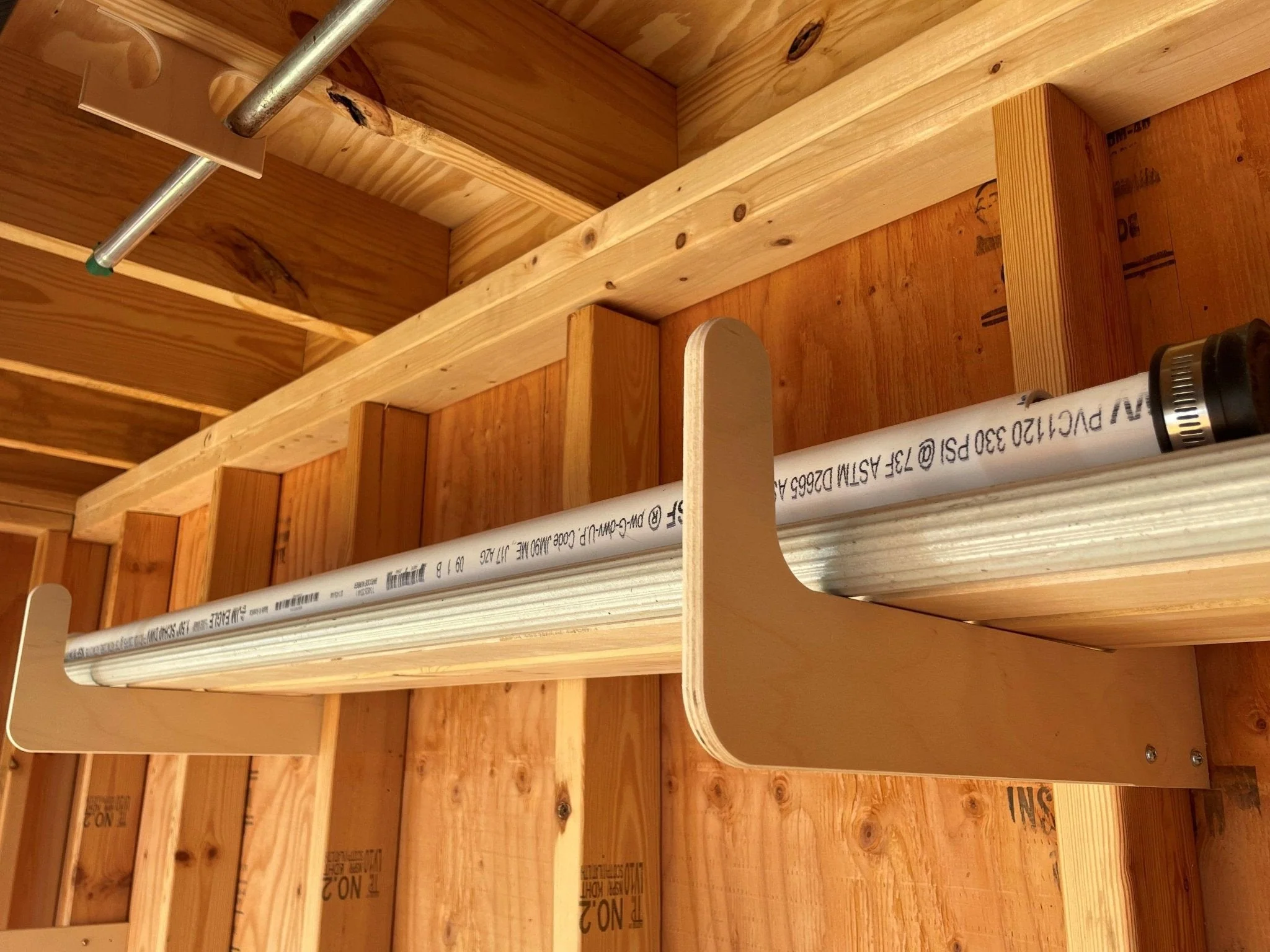 Stud Mounted Shed Storage Organizer Hooks - Image 5