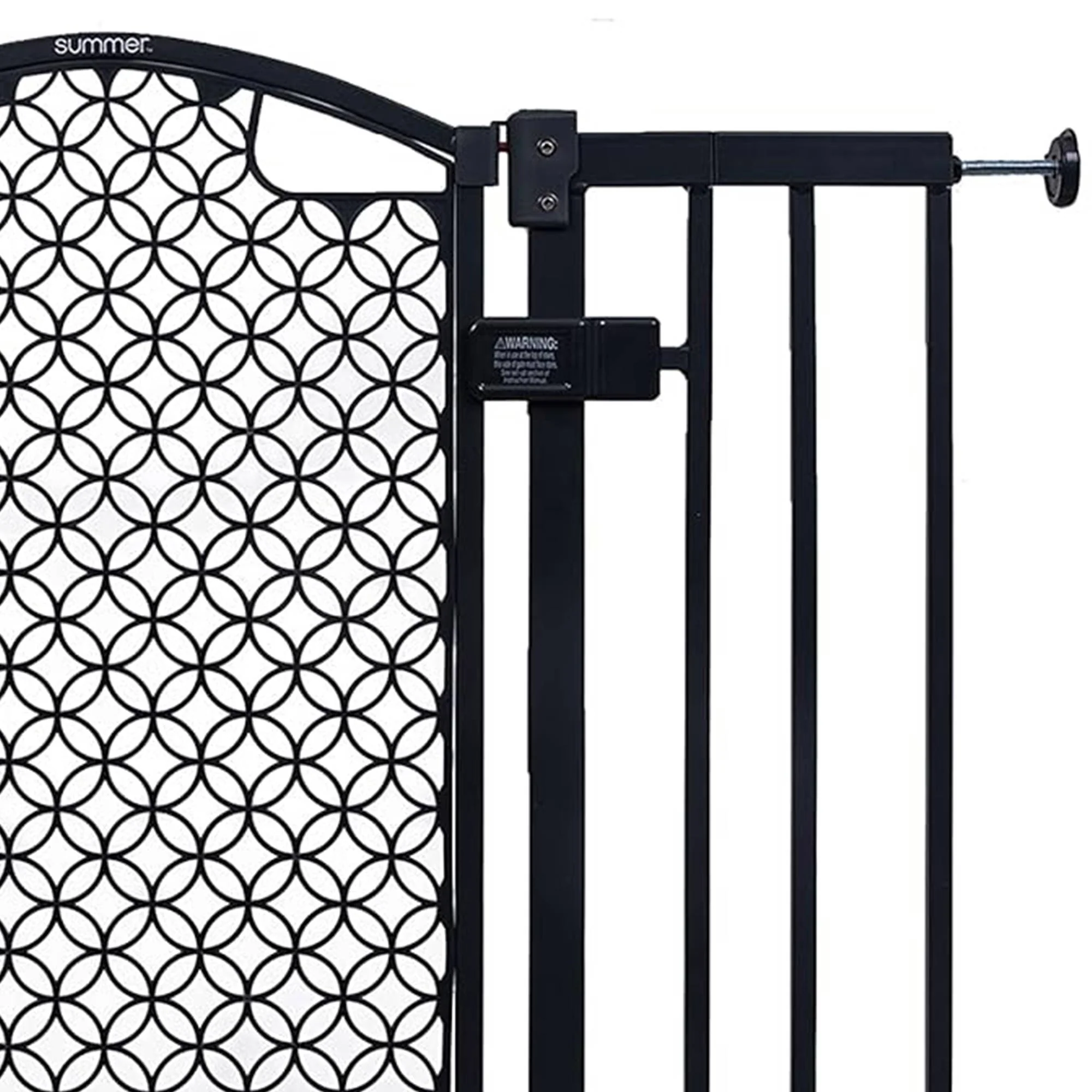 Summer Infant 30 Inch Modern Home Walk Thru Auto Close Pet and Baby Gate, Gray - Image 9