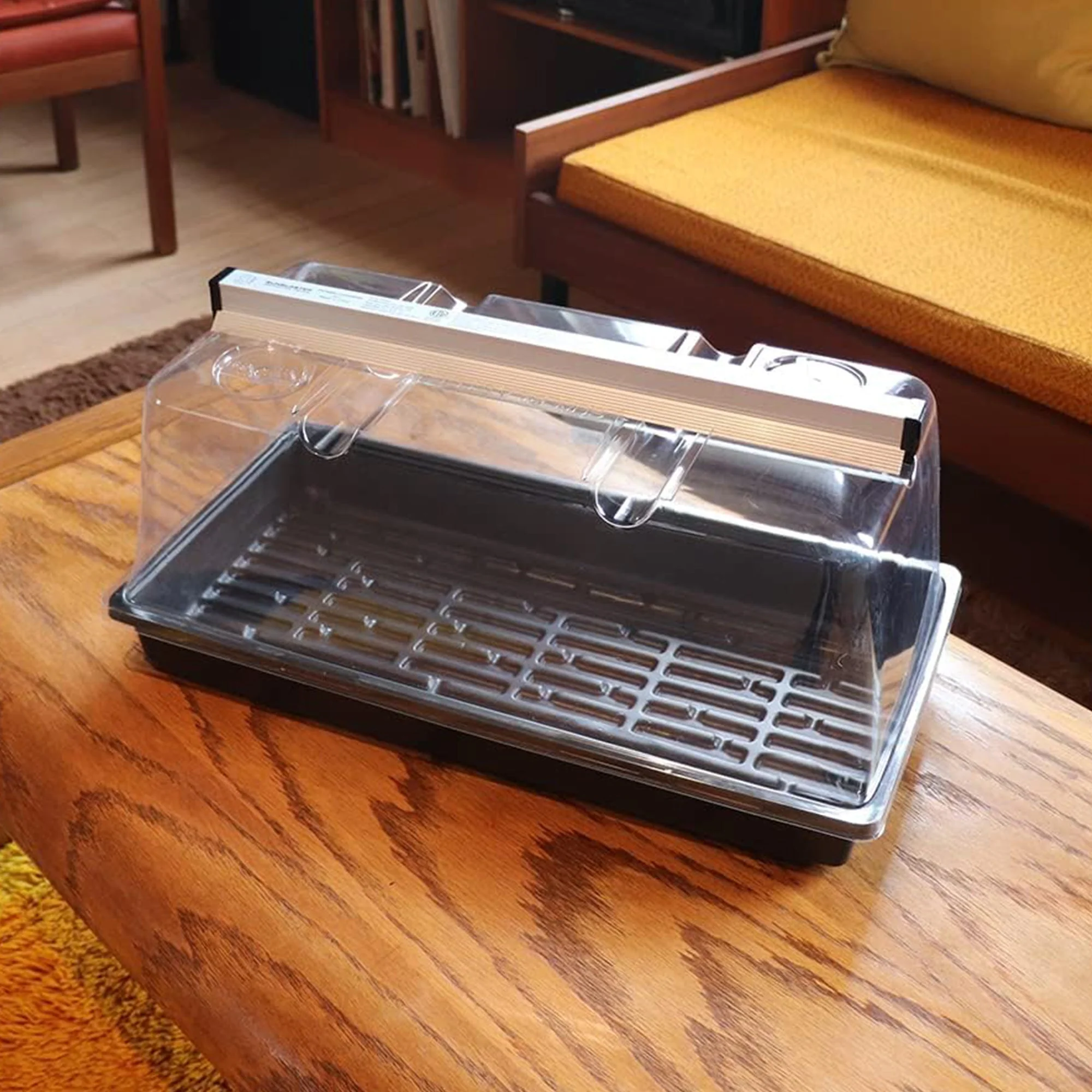 SunBlaster SL1600228 Prism Lens Powered LED Mini Greenhouse Kit for Seed Starter - Image 7
