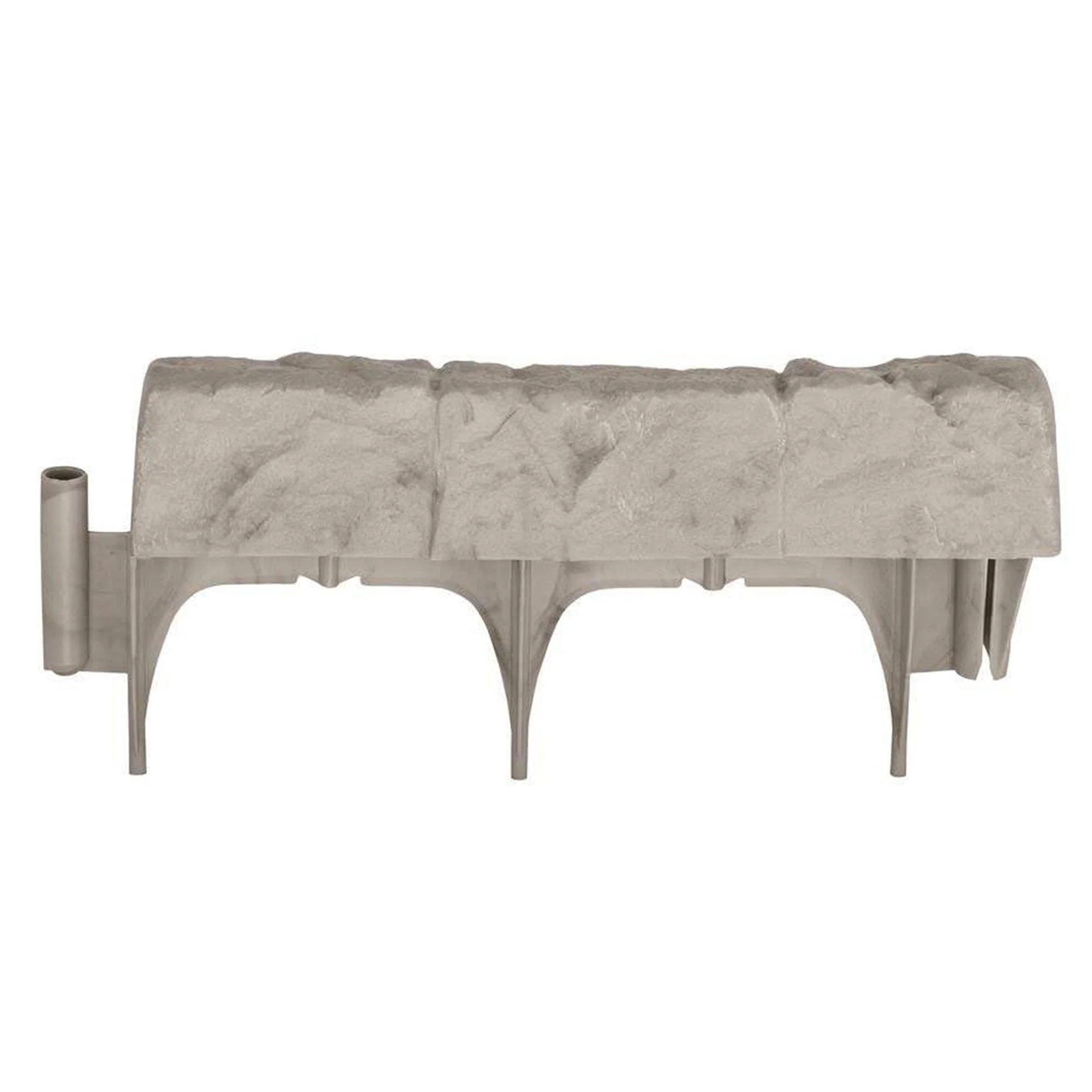 Suncast 10 Piece 12" Landscape Design Border Decorative Natural Stone Edging - Image 2