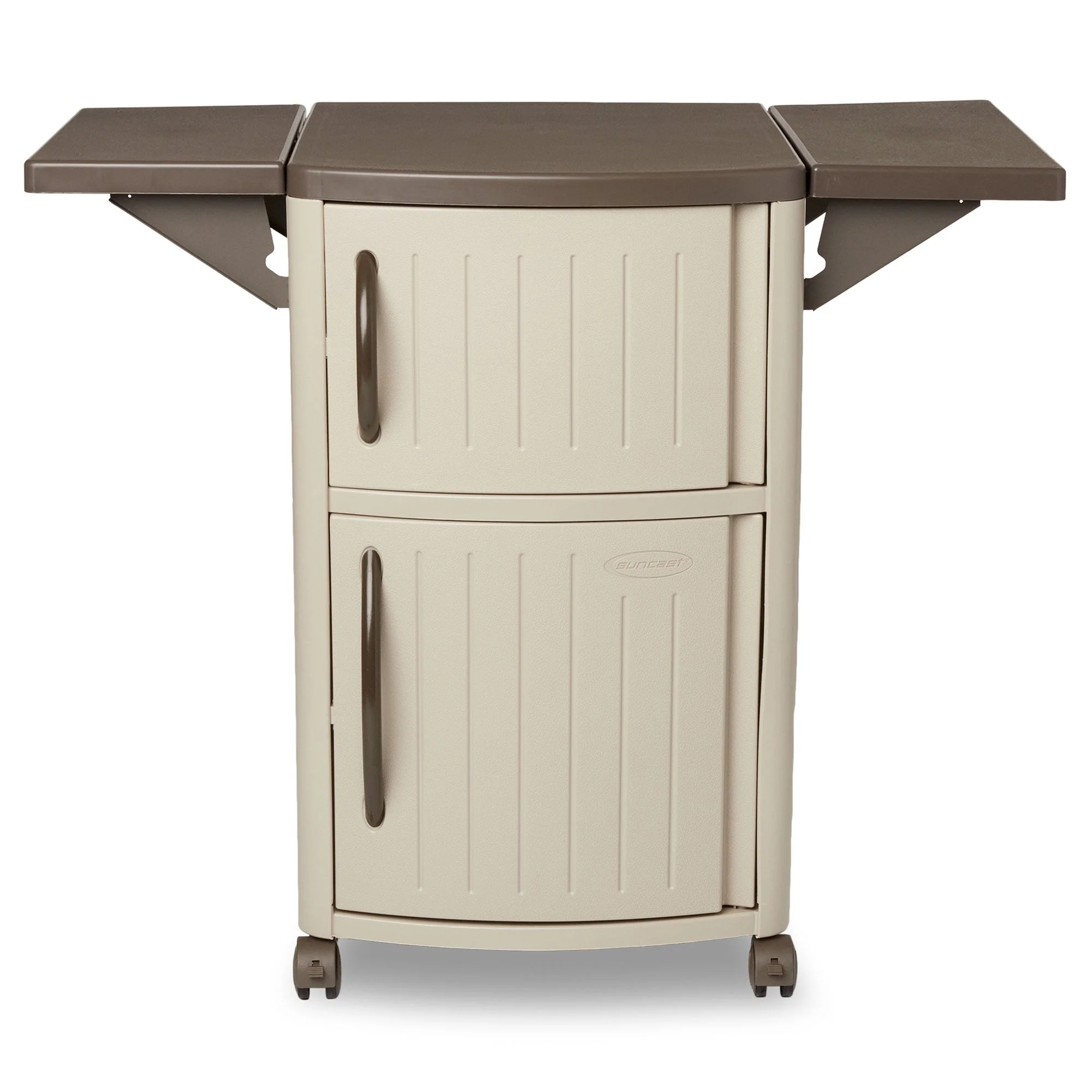 Suncast DCP2000 Portable Outdoor Patio Prep Serving Station Table and Cabinet - Image 8