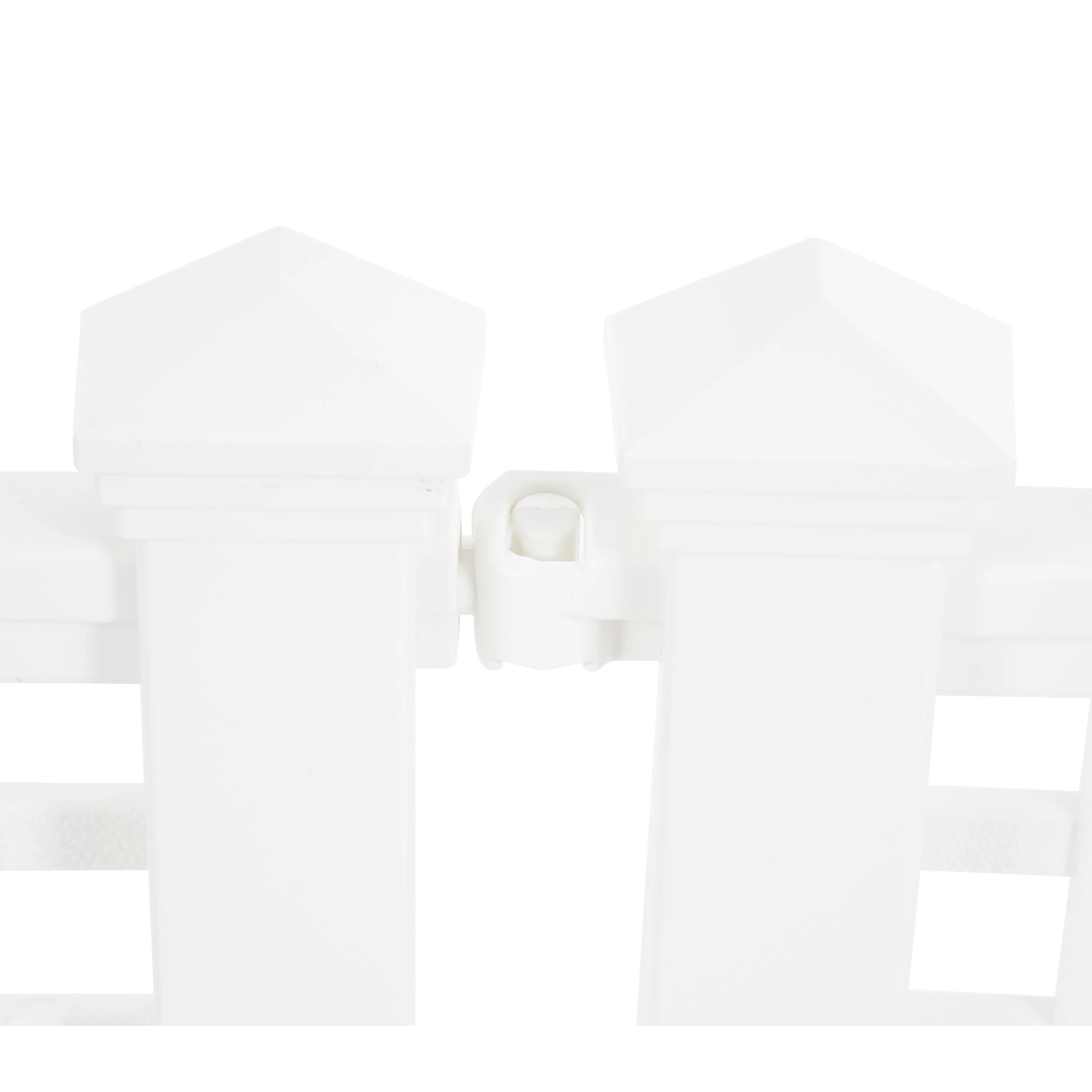 Suncast Grand View 14.5 x 24 Inch Resin Yard Garden Border Fence, White (3 Pack) - Image 6