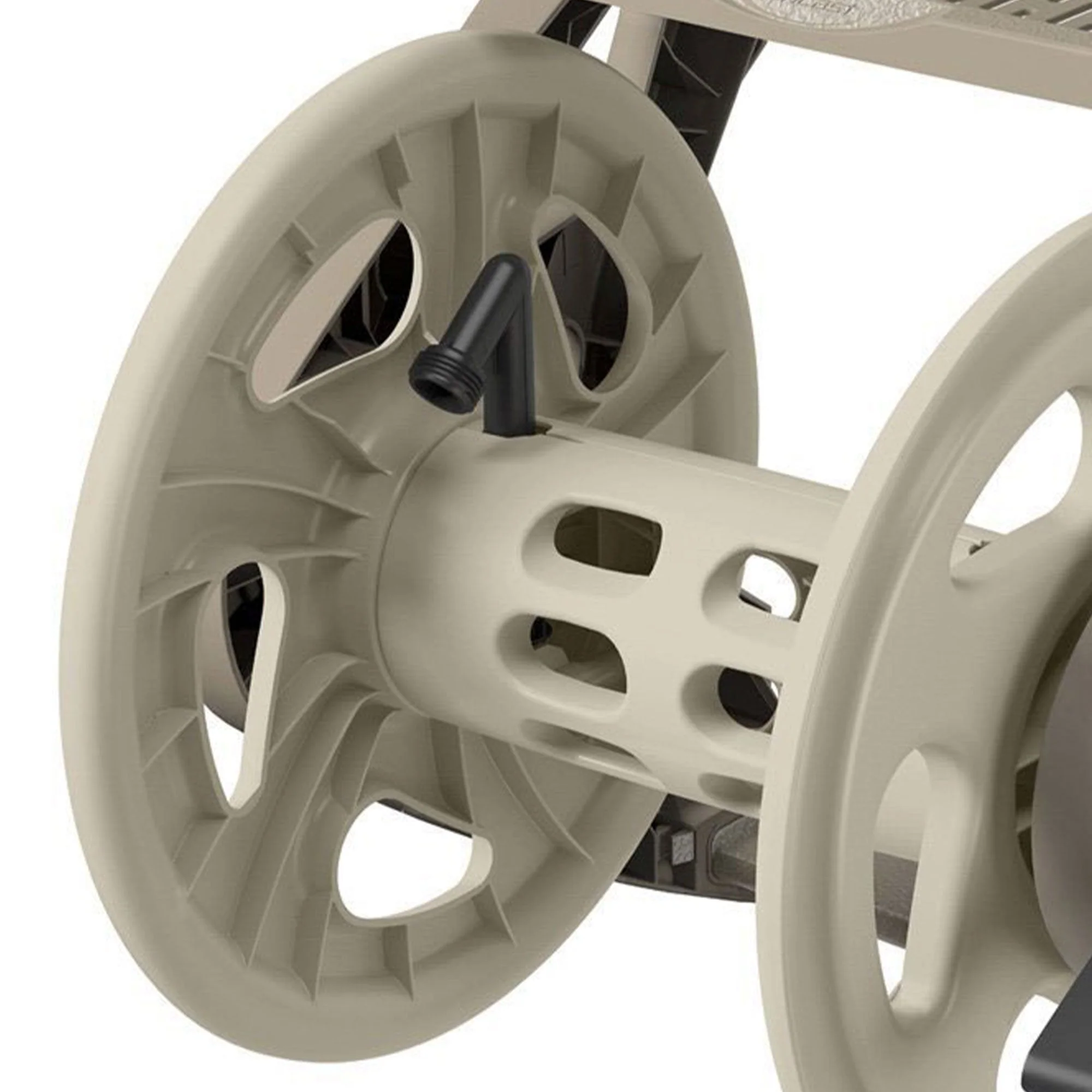 Suncast Handler 200 Foot Plastic Wall Mounted Outdoor Garden Hose Reel (3 Pack) - Image 5
