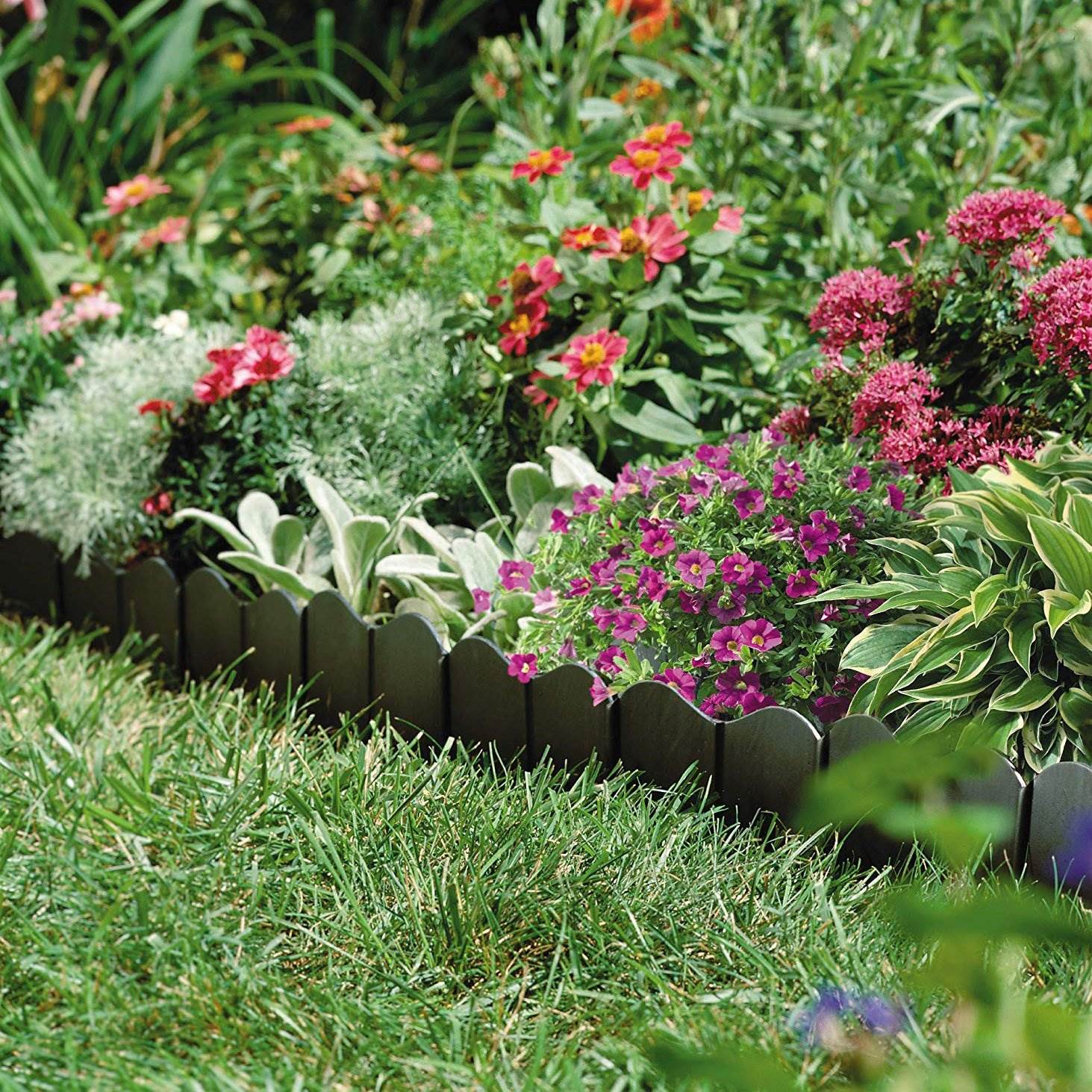 Suncast Quick Edge Interlocking Landscape Edging, 6 Inch Sections (80 Pack) - Image 3