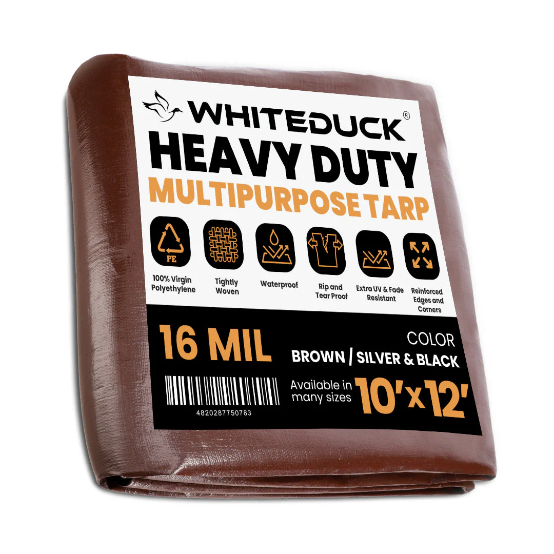 Super Heavy Duty Poly Tarp Cover Thick 16 Mil, 8 oz - Image 11