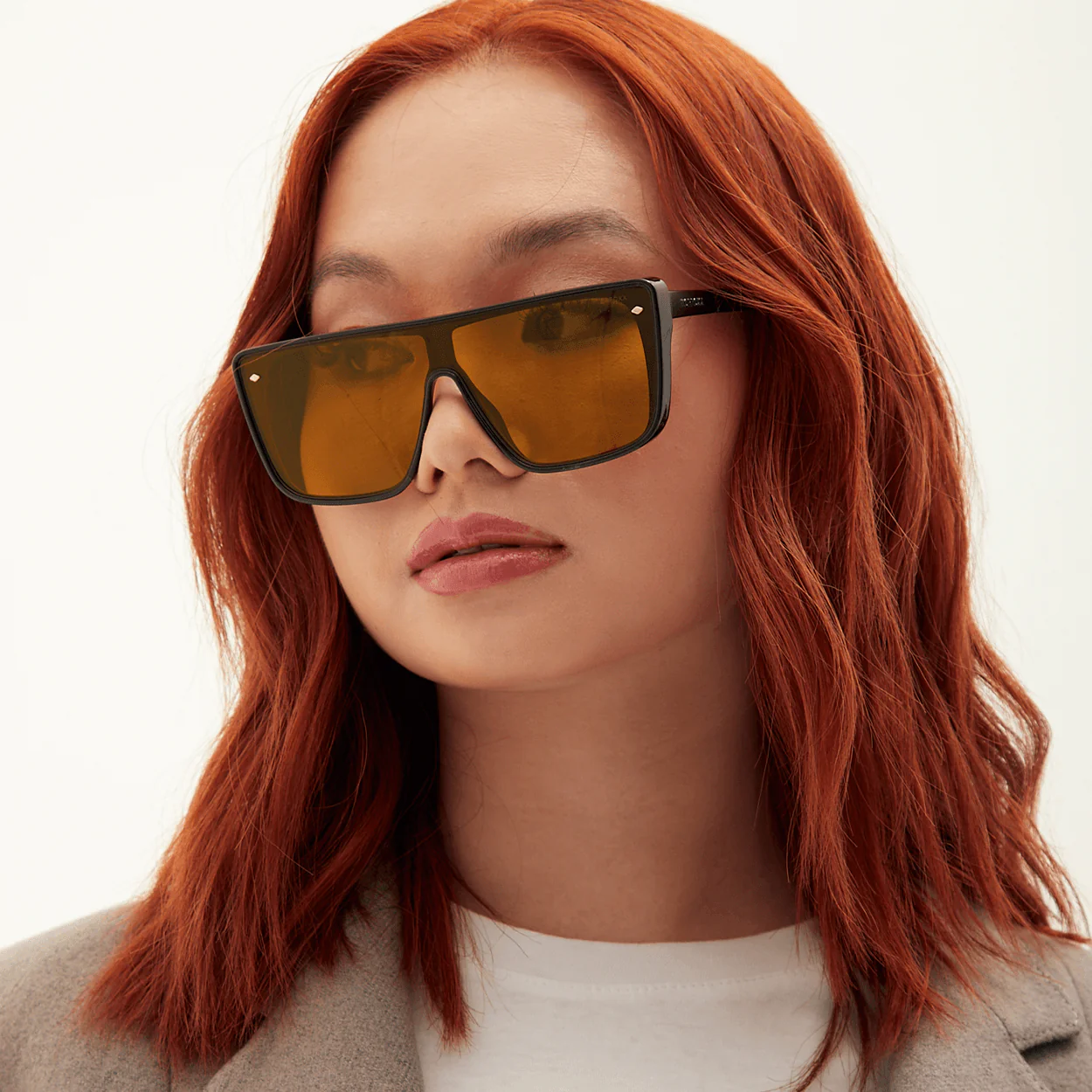 Sustainable Rayz - Limited Edition Yellow Squared Sunglasses - Image 4