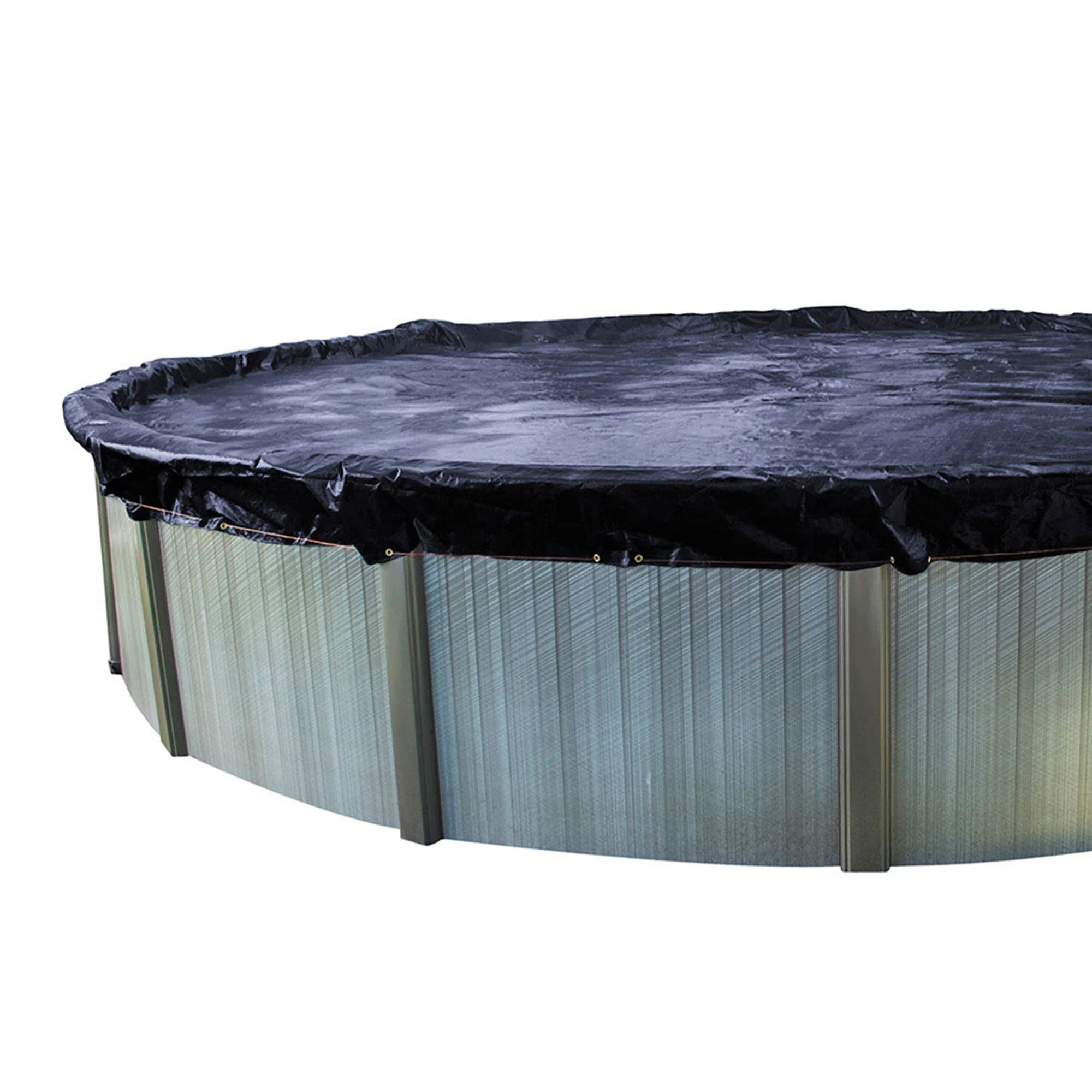 Swimline 24 Ft Round Above Ground Winter Pool Cover w/ 4'x8' Closing Air Pillow - Image 10