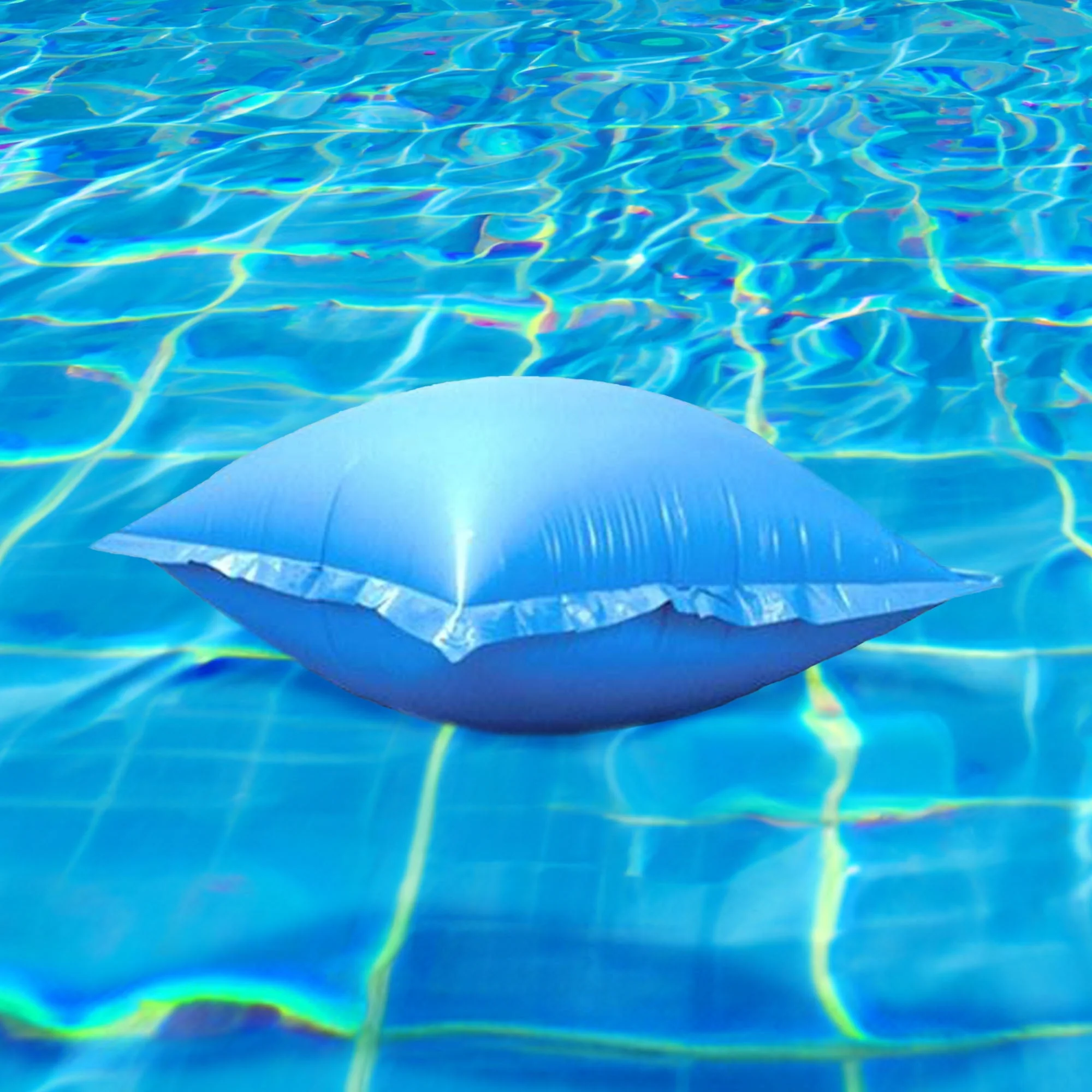 Swimline 24 Ft Round Above Ground Winter Pool Cover w/ 4'x8' Closing Air Pillow - Image 5