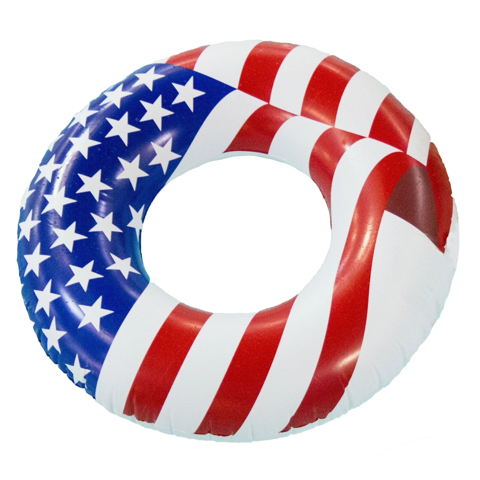 Swimline 36 Inch Inflatable American Flag Swimming Pool Tube Float (6 Pack) - Image 2