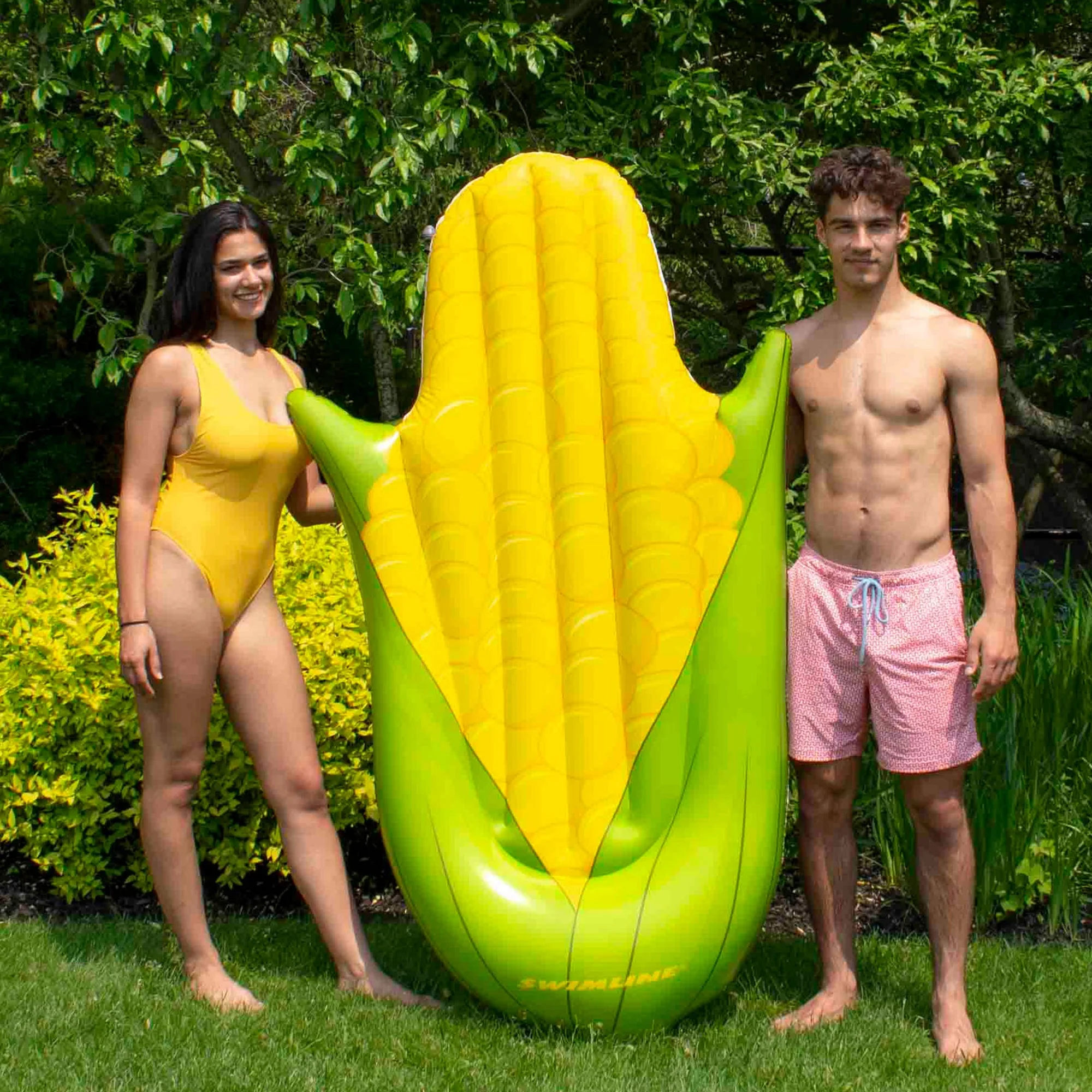 Swimline 90680M Giant 74" Inflatable Corn on the Cob Swimming Pool Float Lounger - Image 6