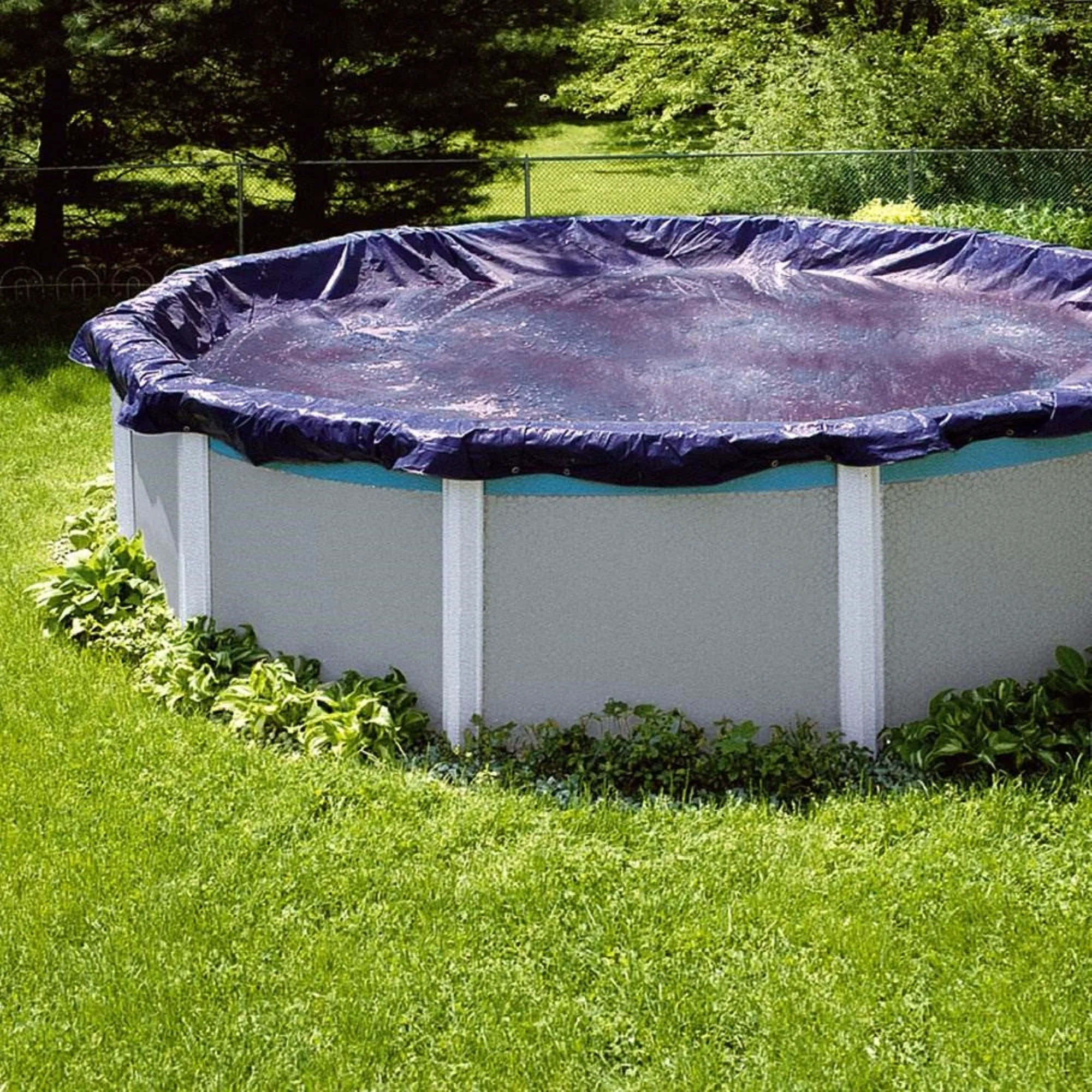 Swimline PCO834 30' Round Above Ground Winter Swimming Cover (Pool Cover Only) - Image 8