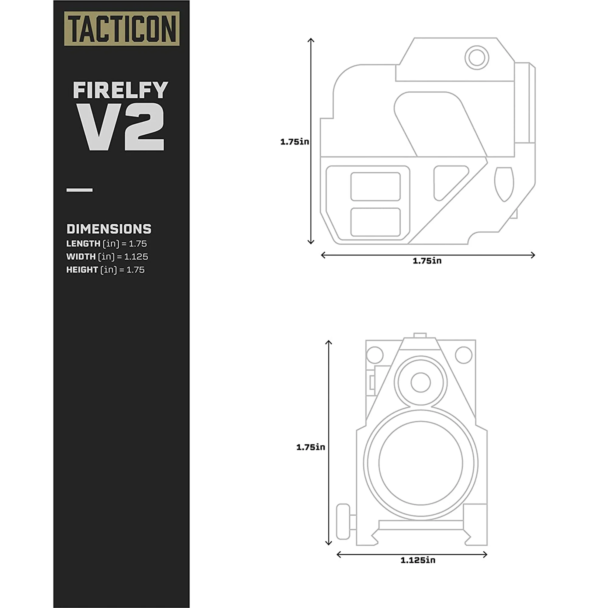 Tacticon Firefly V2 Flashlight Precision Laser Sight for Hunting, Green Laser - Image 8