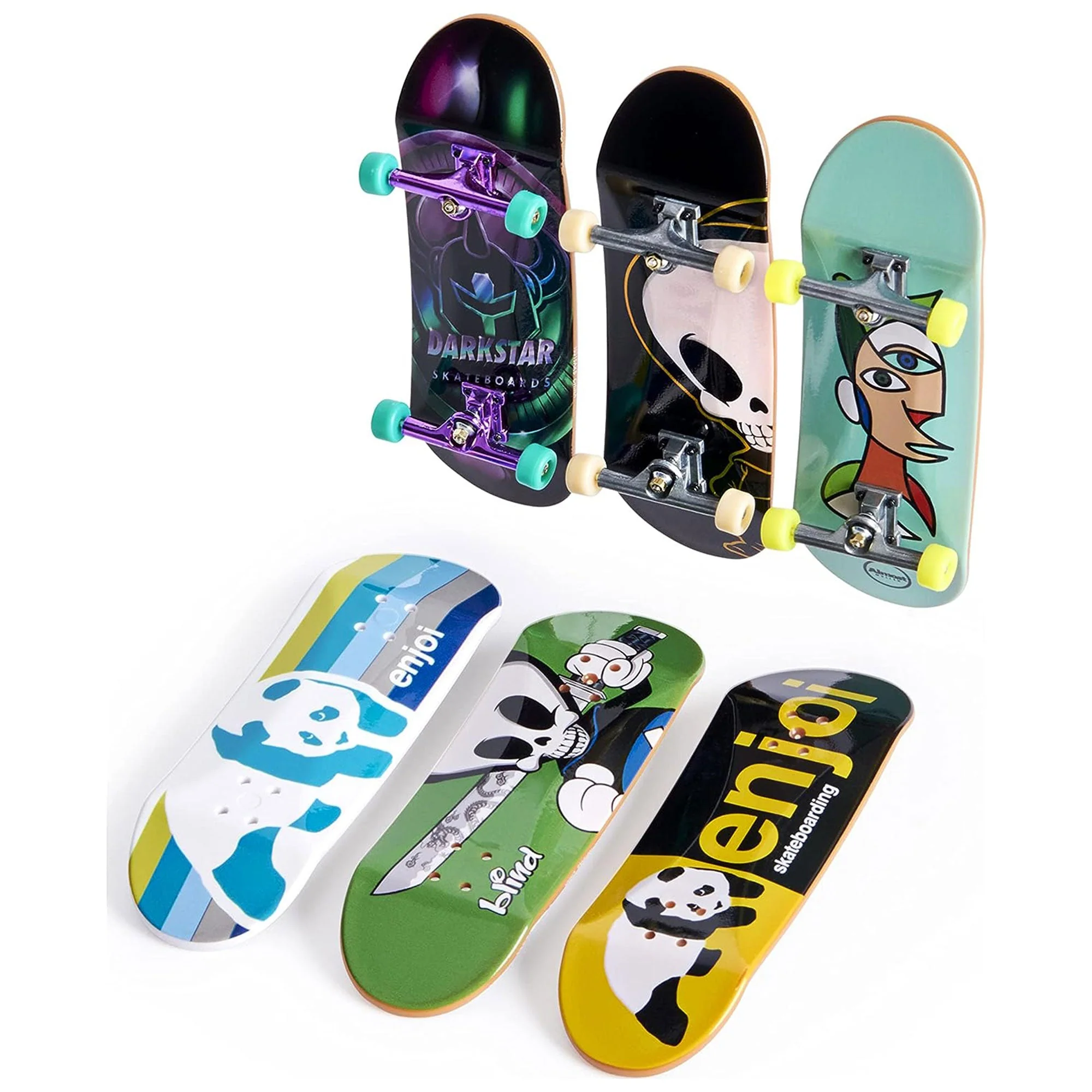 Tech Deck Customizable Sk8shop Fingerboard Skateboard Toy Bonus Pack, Multicolor - Image 6