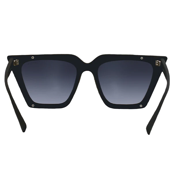 The CEO - Black Faded Black Lens Cateye Sunglasses - Image 5