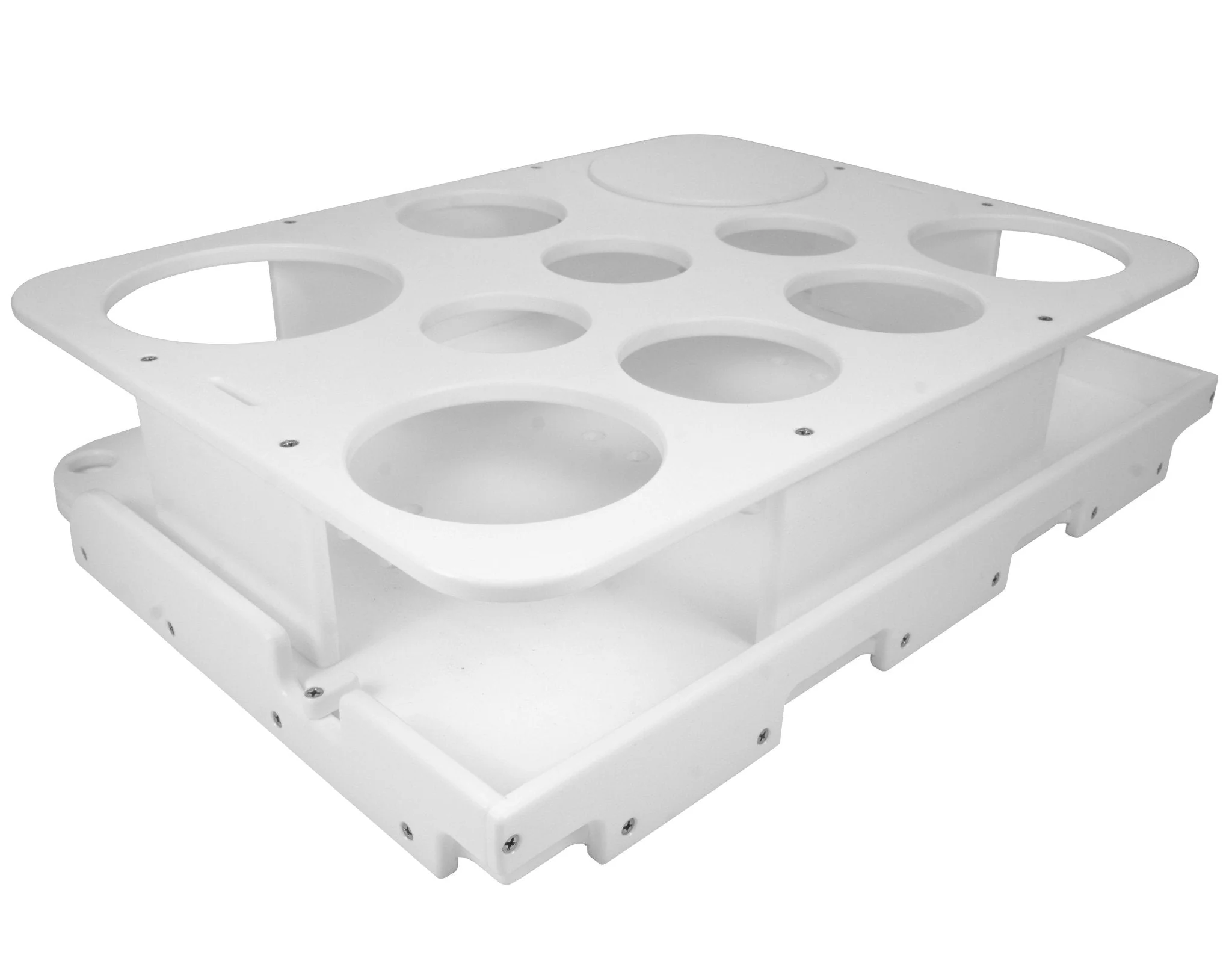 The Docktail Boat Table Caddy plus Bait Table Includes All Angle Adjustable Rod Holder Mount - Image 15