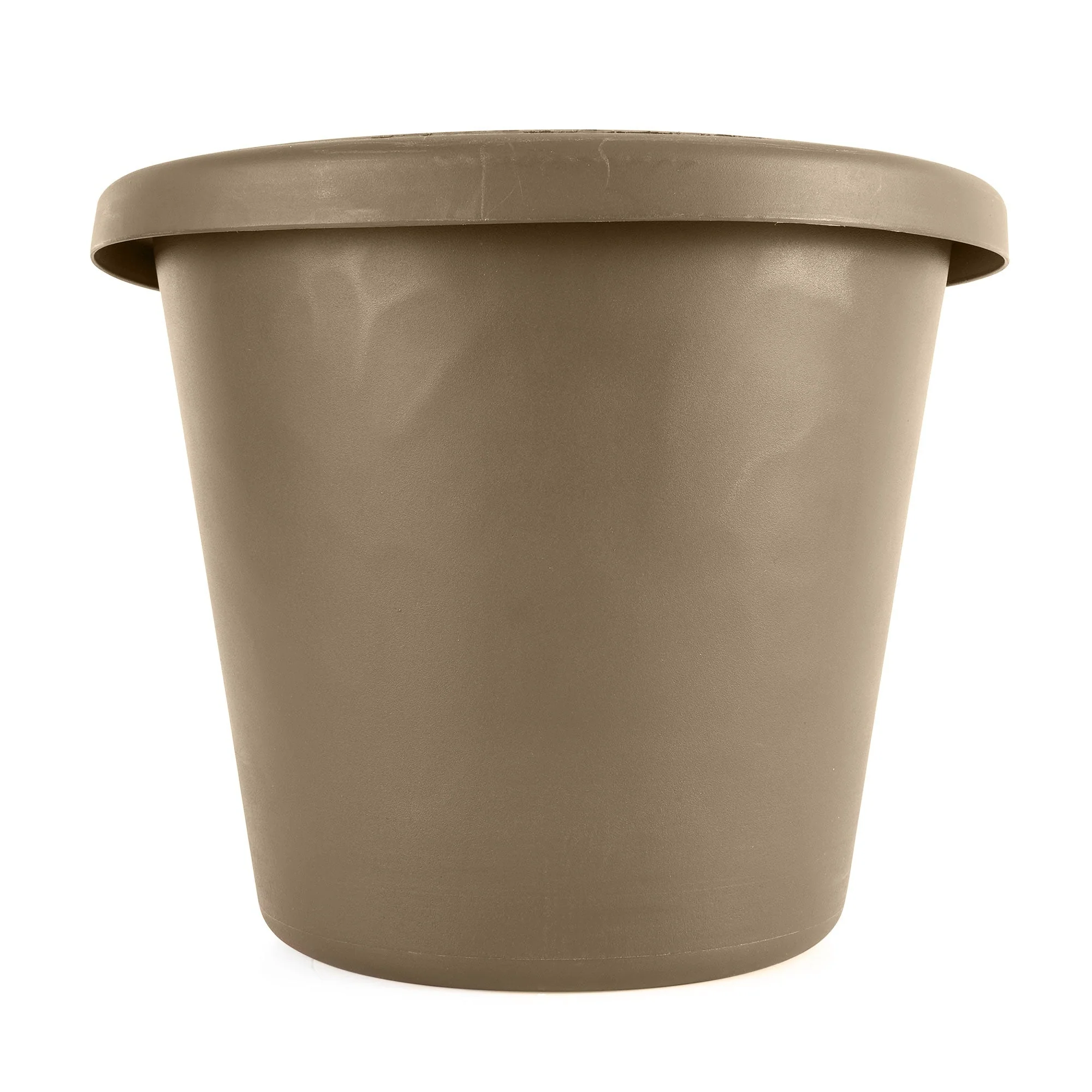 The HC Companies 16" Plastic Indoor Outdoor Classic Flower Pot Planter, Beige - Image 7