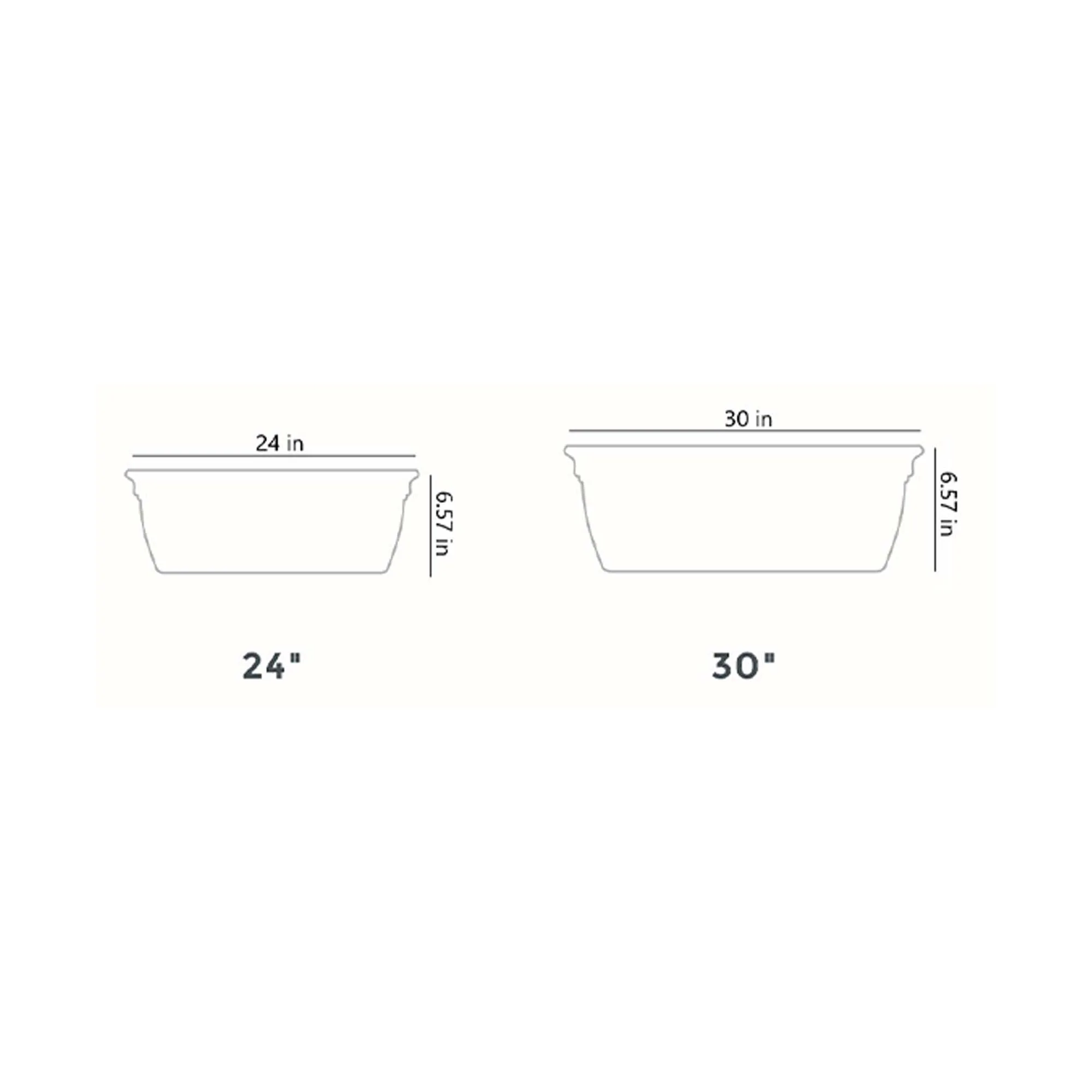 The HC Companies 30 Inch Eclipse Window Flower Box with Removable Saucer, White - Image 4