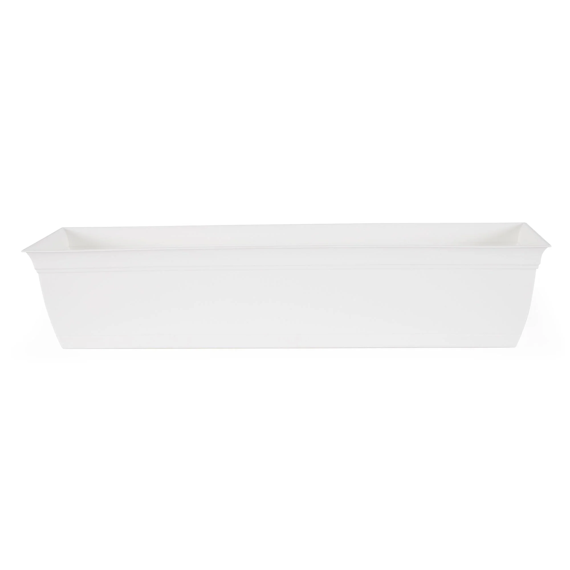 The HC Companies 30 Inch Window Flower Box with Removable Saucer, White (2 Pack) - Image 6