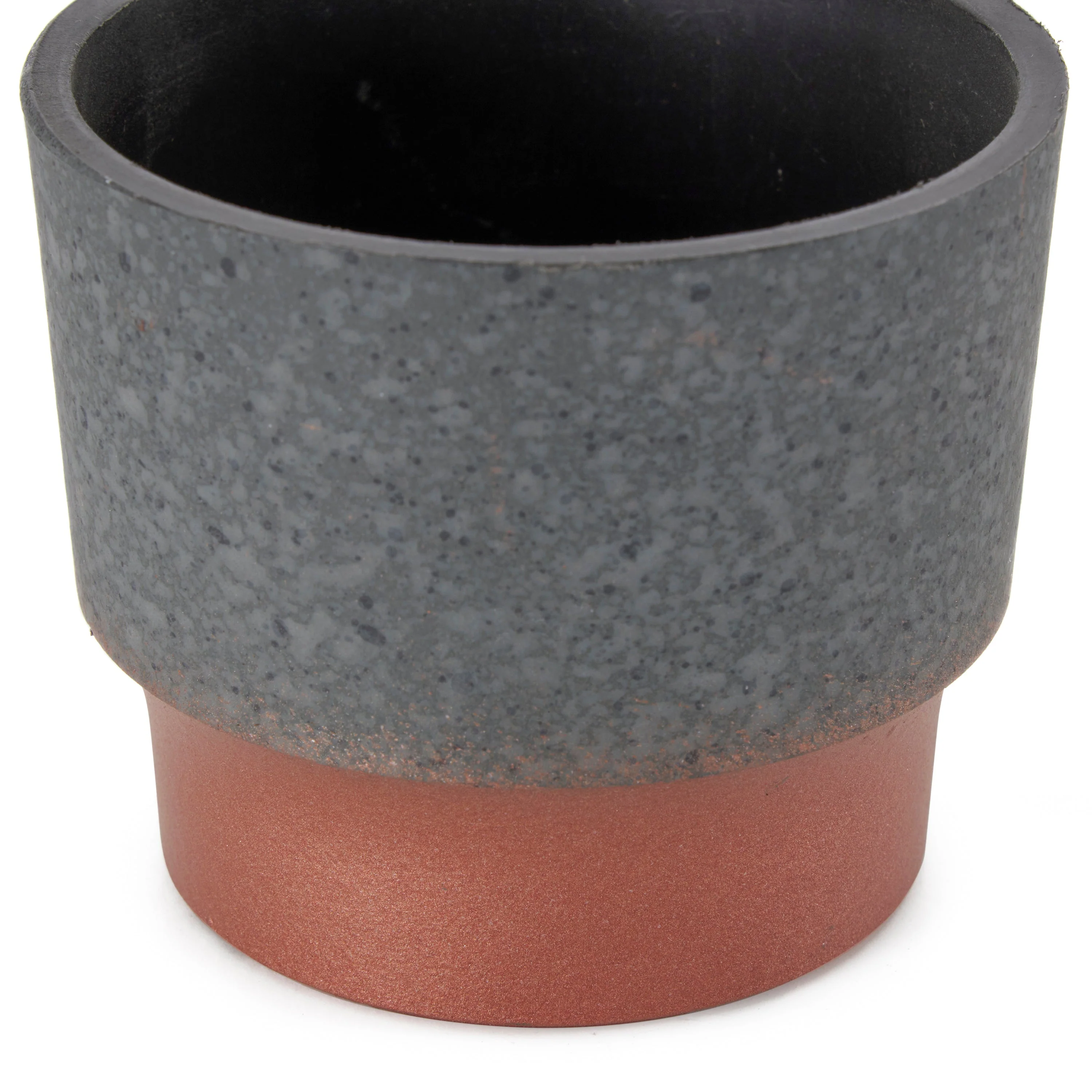 The HC Companies 3in Sprite Succulent Planter Pot, Faux Concrete Copper (2 Pack) - Image 12