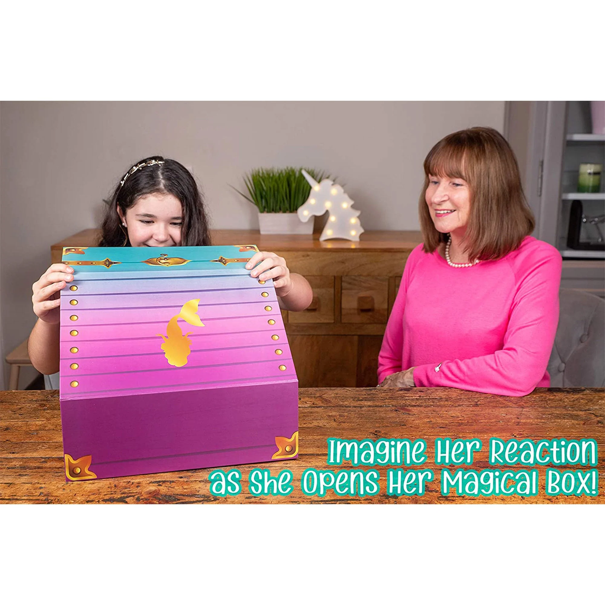 The Memory Building Company Large Mermaid Surprise Box for Kids Ages 6 and Up - Image 3
