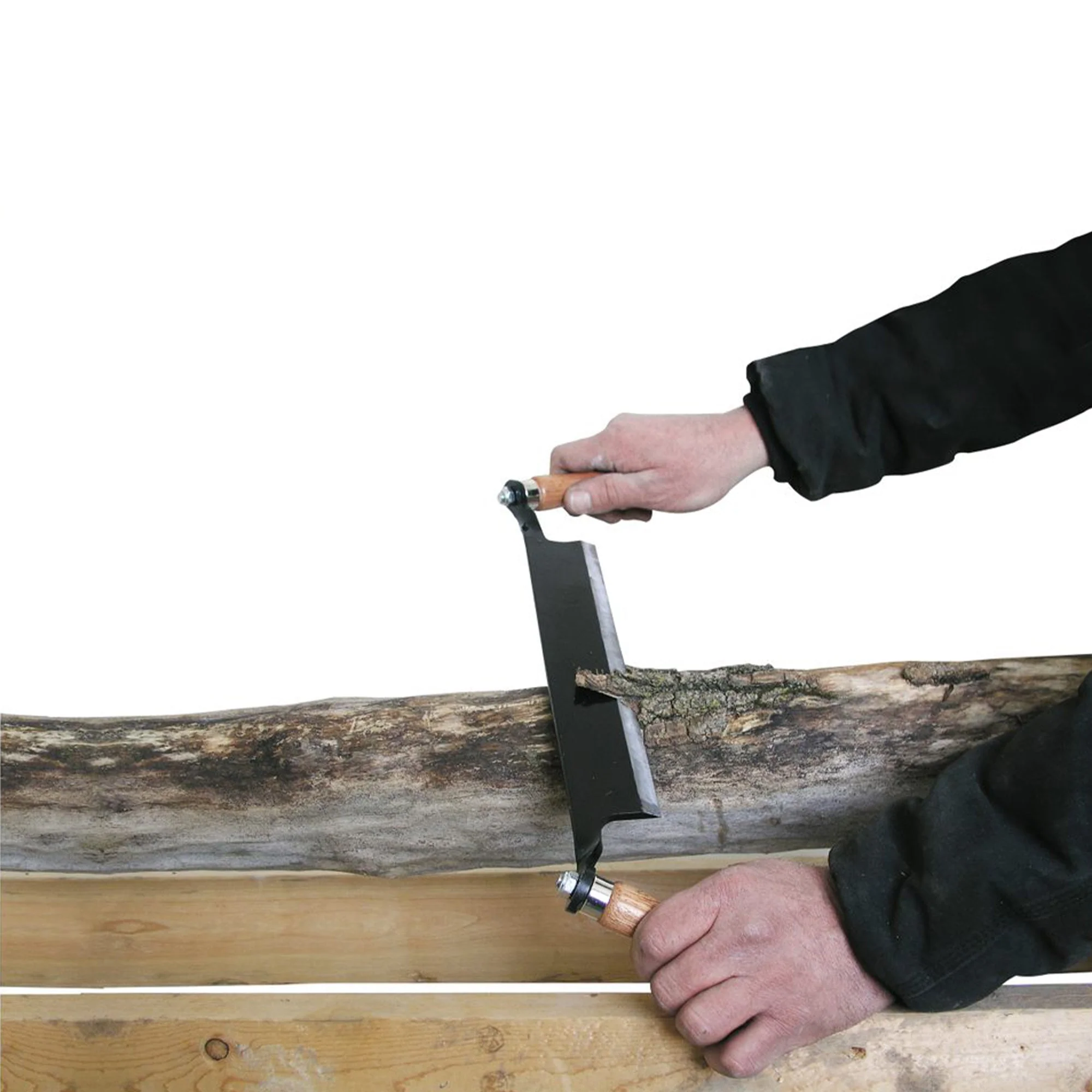 Timber Tuff 13-Inch Straight Wood Blade Draw Shave Knife Log Woodworking Tool - Image 3