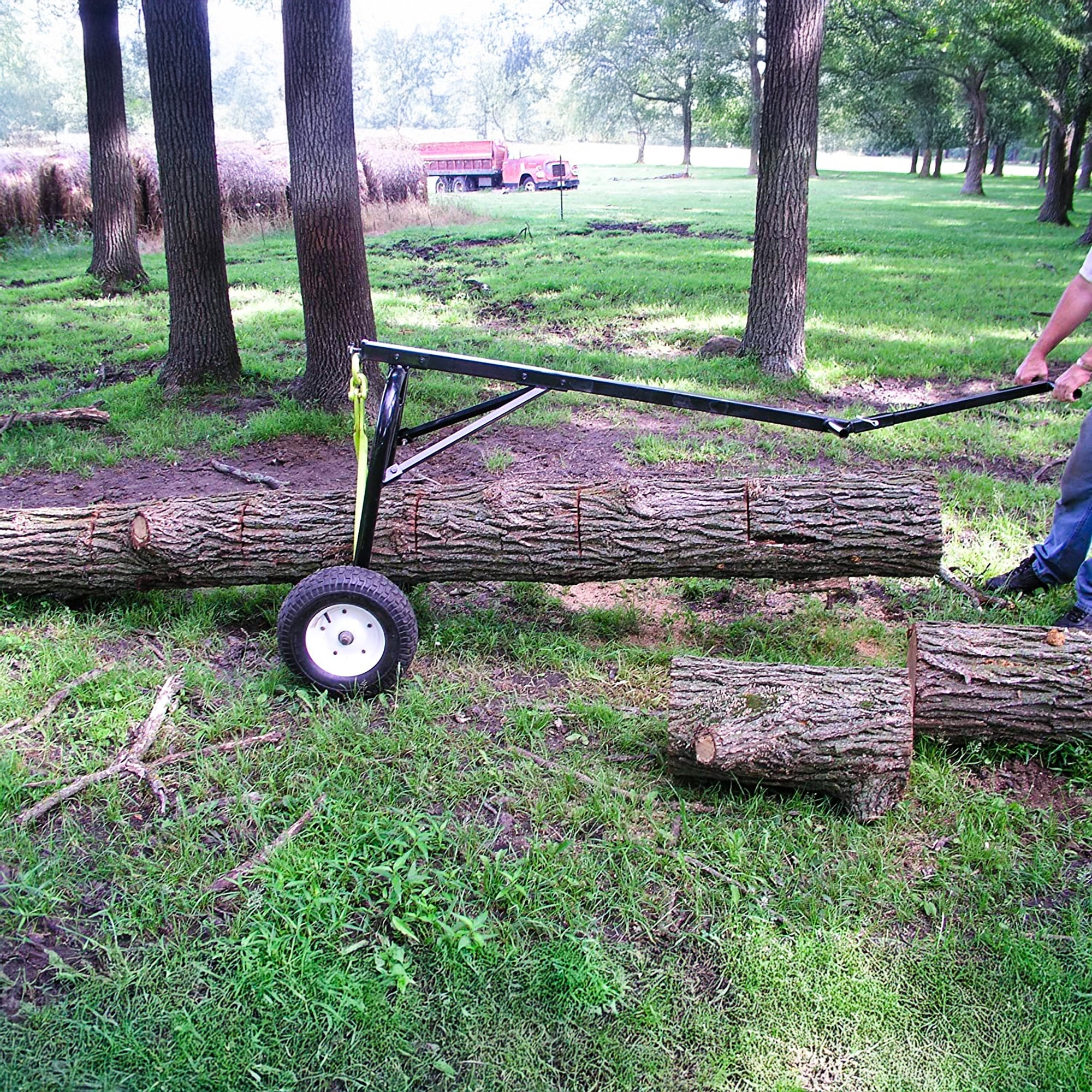 Timber Tuff Steel Log Carrier Dolly, 1000 Pound Capacity with ATV Compatibility - Image 4